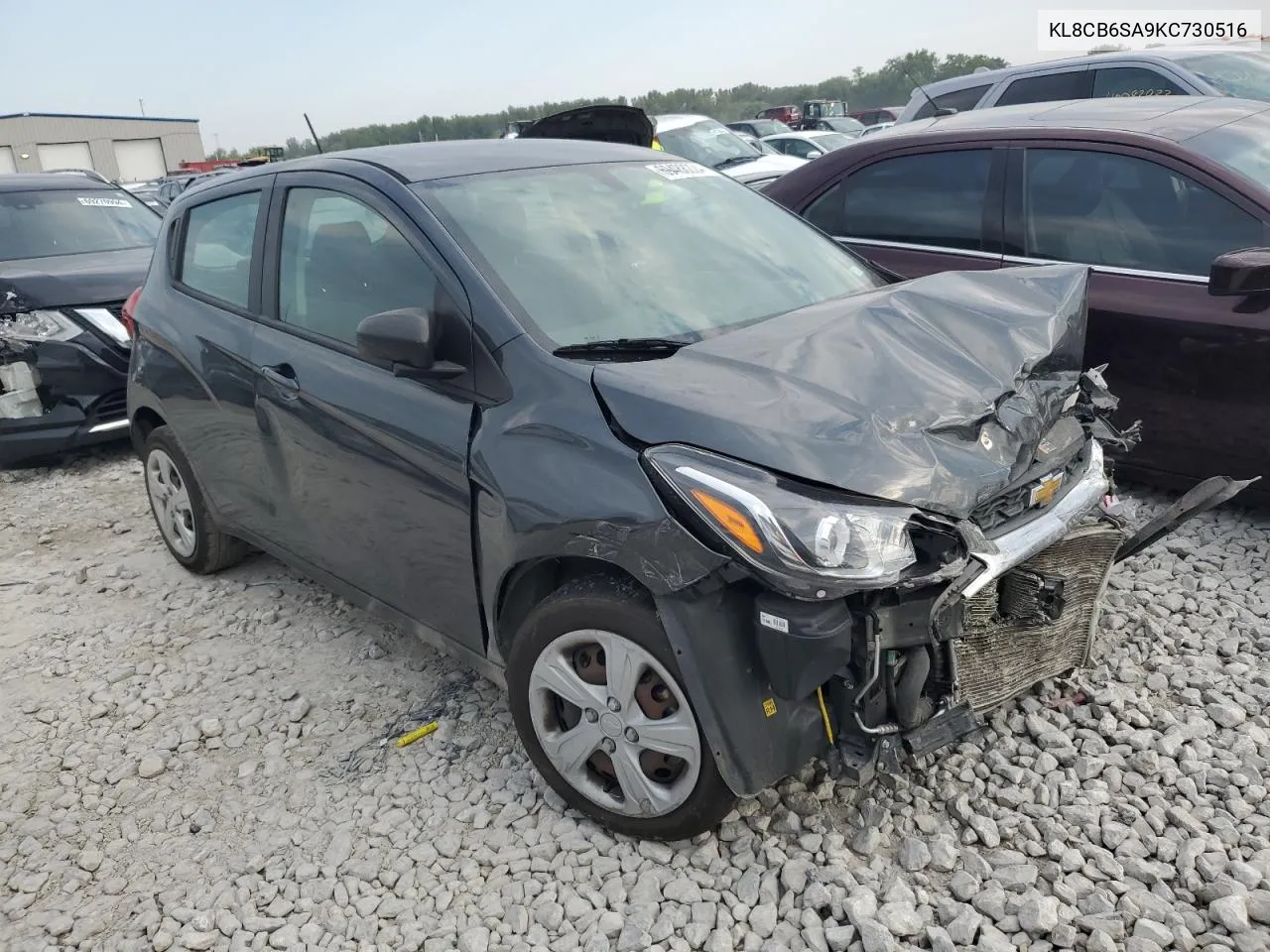 2019 Chevrolet Spark Ls VIN: KL8CB6SA9KC730516 Lot: 69488224