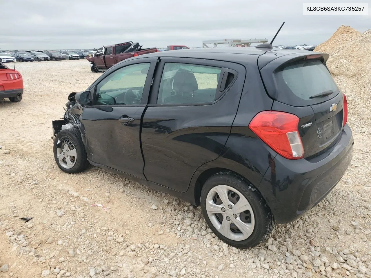 2019 Chevrolet Spark Ls VIN: KL8CB6SA3KC735257 Lot: 70805024