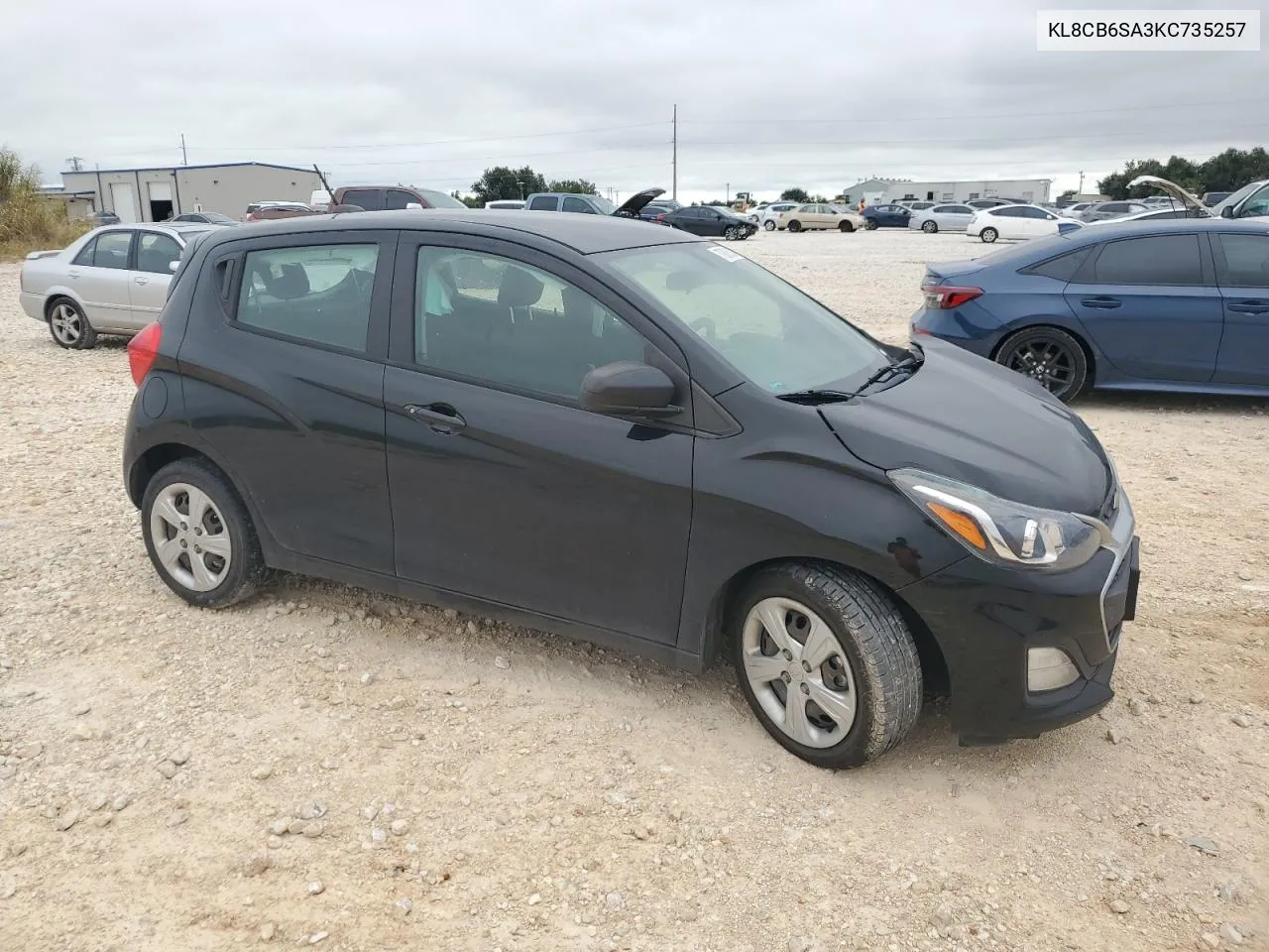 2019 Chevrolet Spark Ls VIN: KL8CB6SA3KC735257 Lot: 70805024