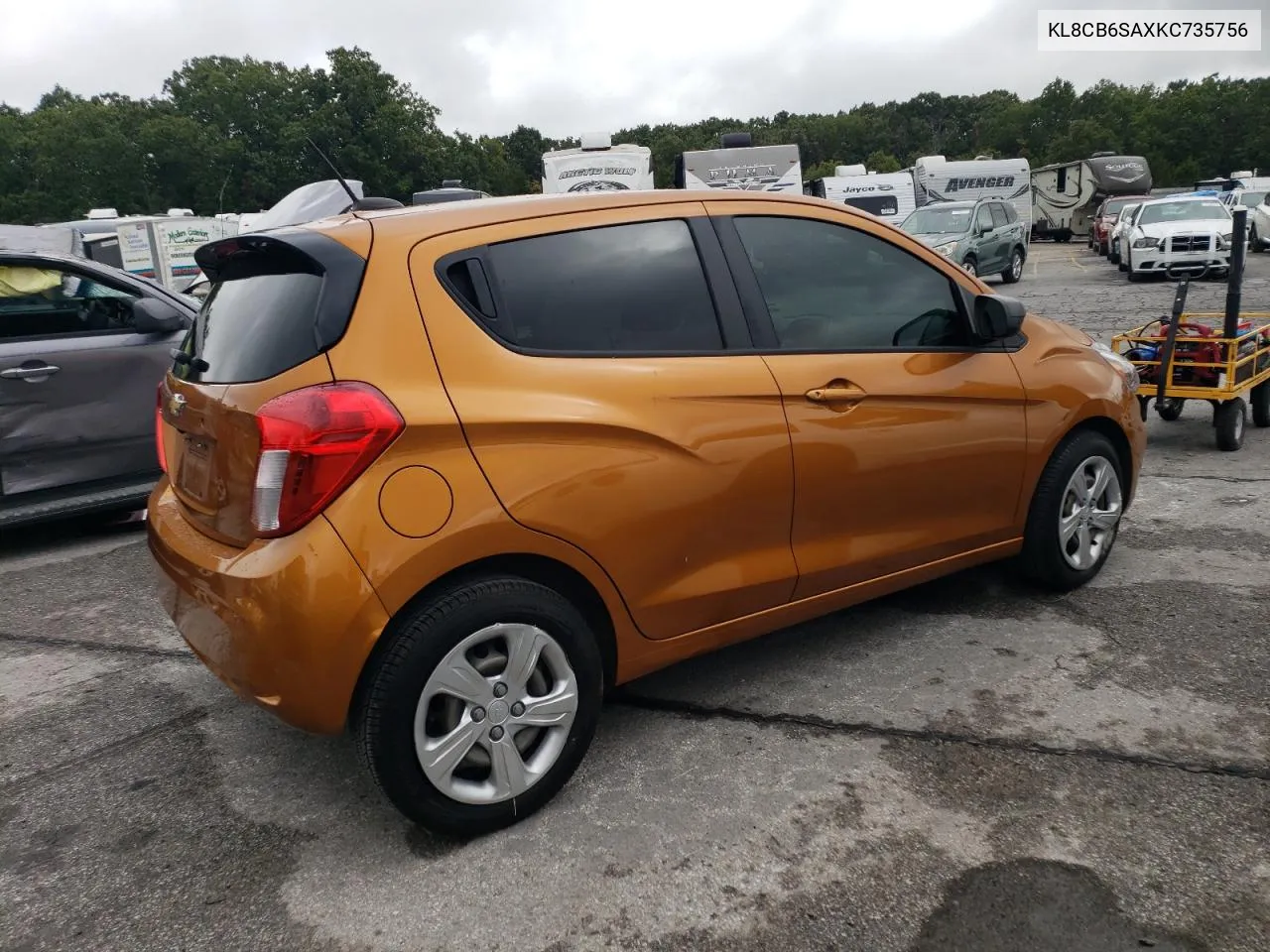 KL8CB6SAXKC735756 2019 Chevrolet Spark Ls