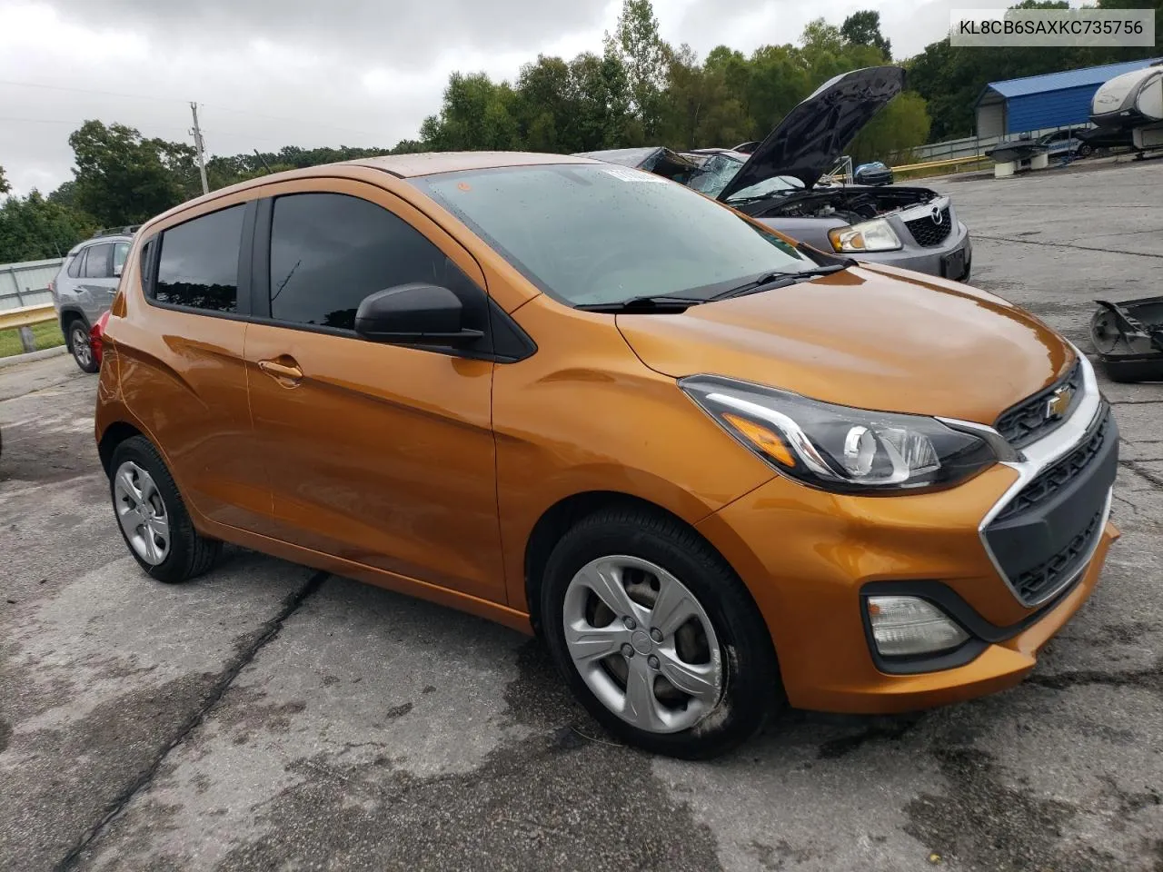 KL8CB6SAXKC735756 2019 Chevrolet Spark Ls