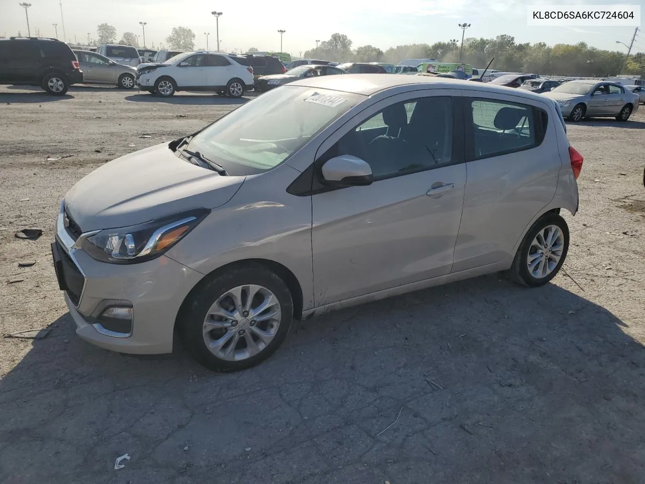 2019 Chevrolet Spark 1Lt VIN: KL8CD6SA6KC724604 Lot: 72016844