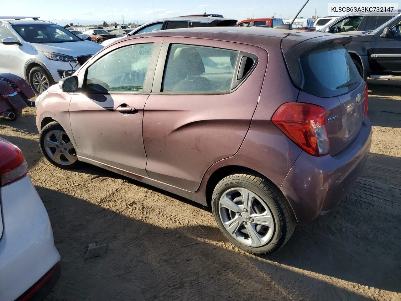 2019 Chevrolet Spark Ls VIN: KL8CB6SA3KC732147 Lot: 72356444