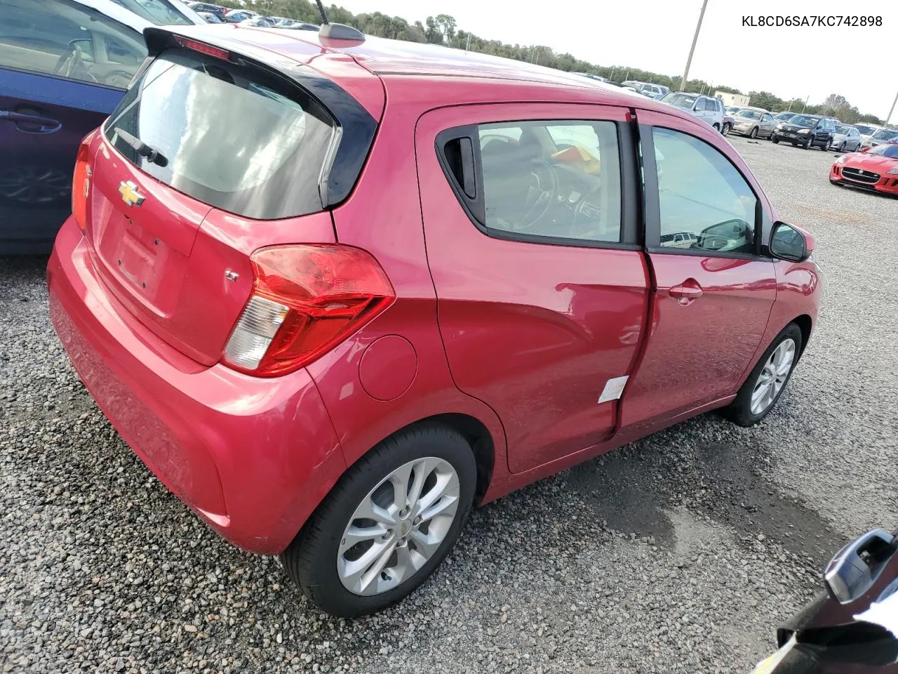 2019 Chevrolet Spark 1Lt VIN: KL8CD6SA7KC742898 Lot: 74054414