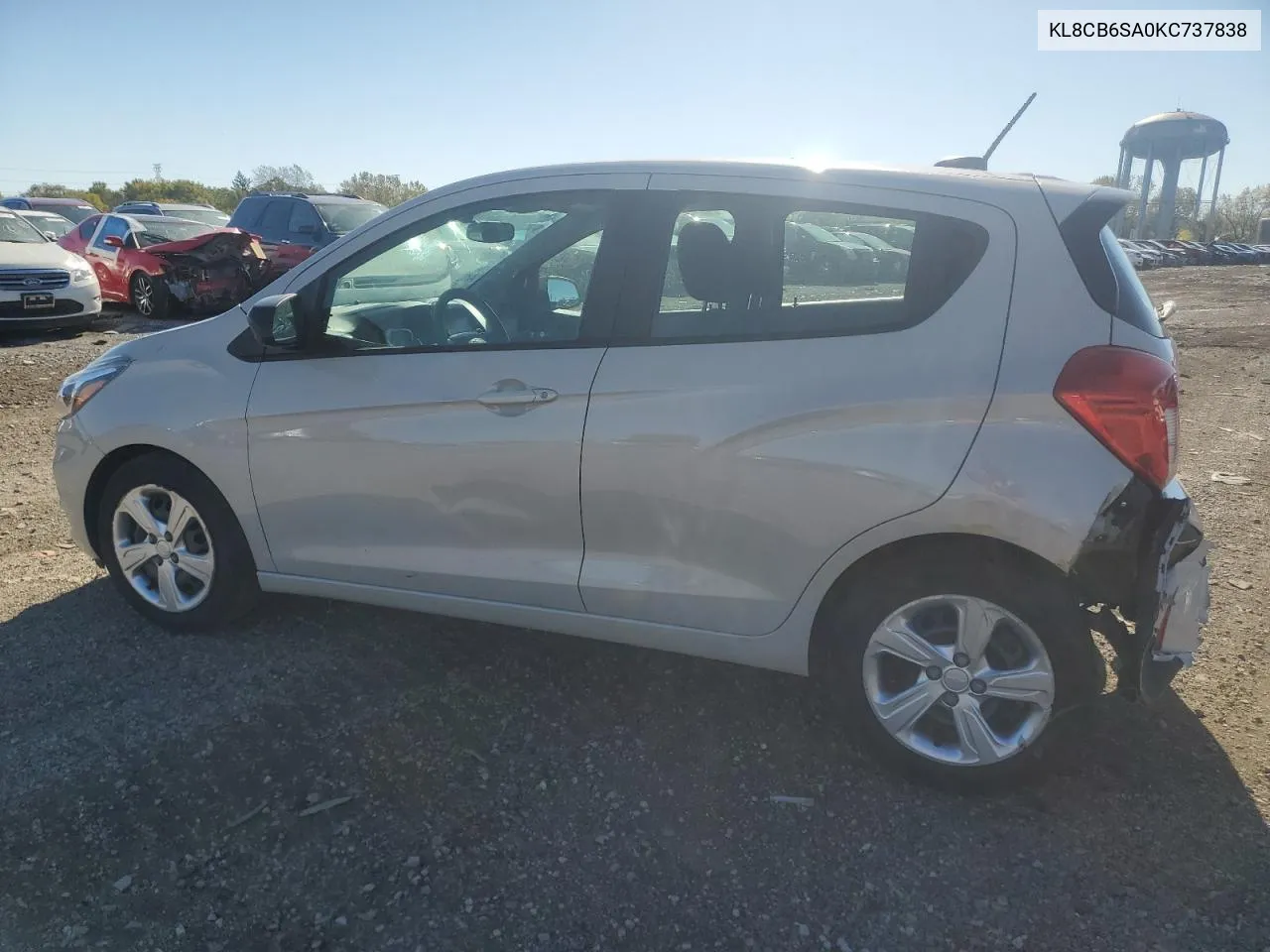 2019 Chevrolet Spark Ls VIN: KL8CB6SA0KC737838 Lot: 74334344