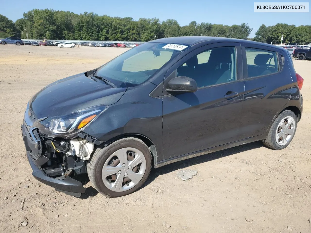 2019 Chevrolet Spark Ls VIN: KL8CB6SA1KC700071 Lot: 74614574