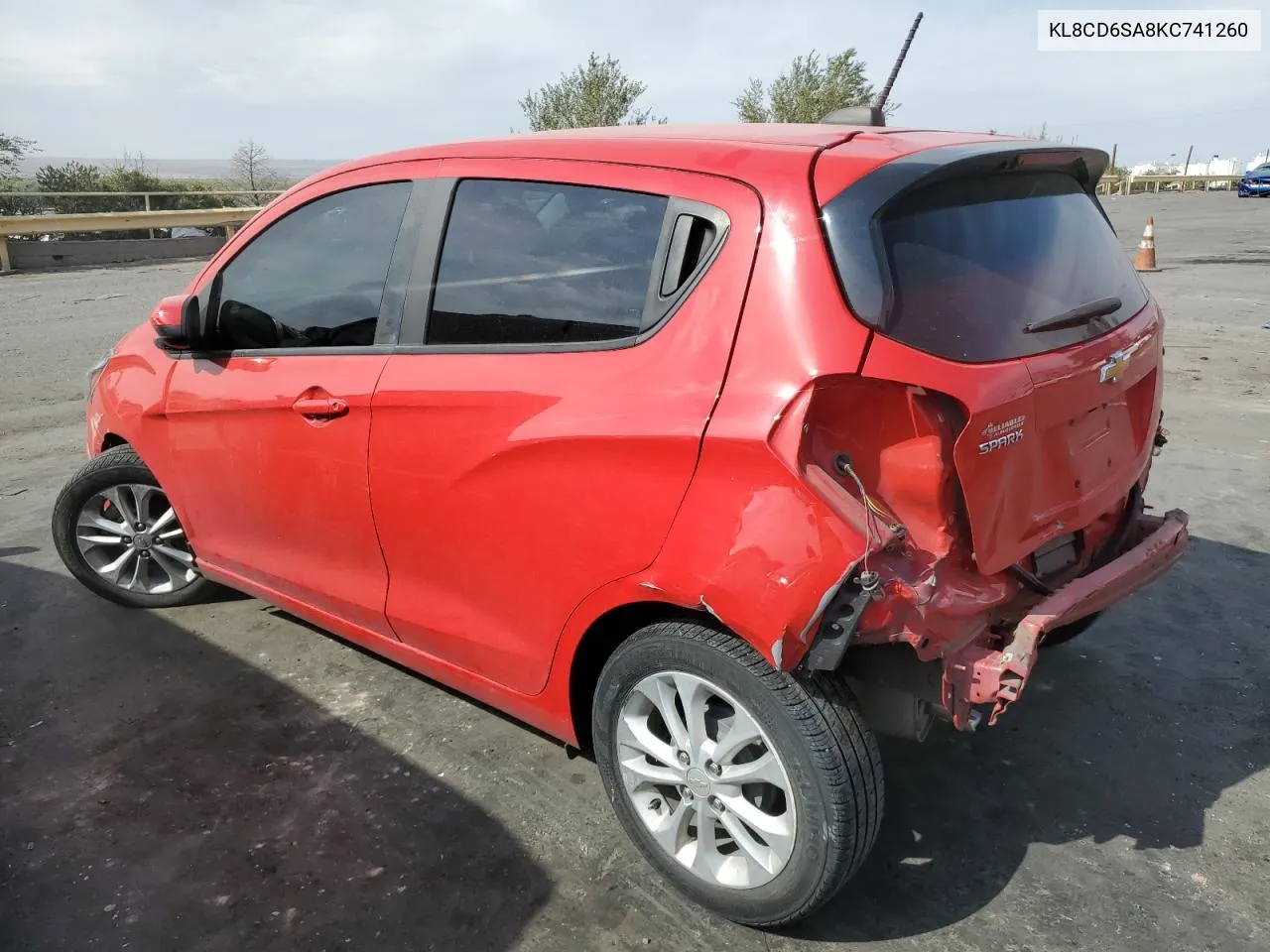 2019 Chevrolet Spark 1Lt VIN: KL8CD6SA8KC741260 Lot: 75028484