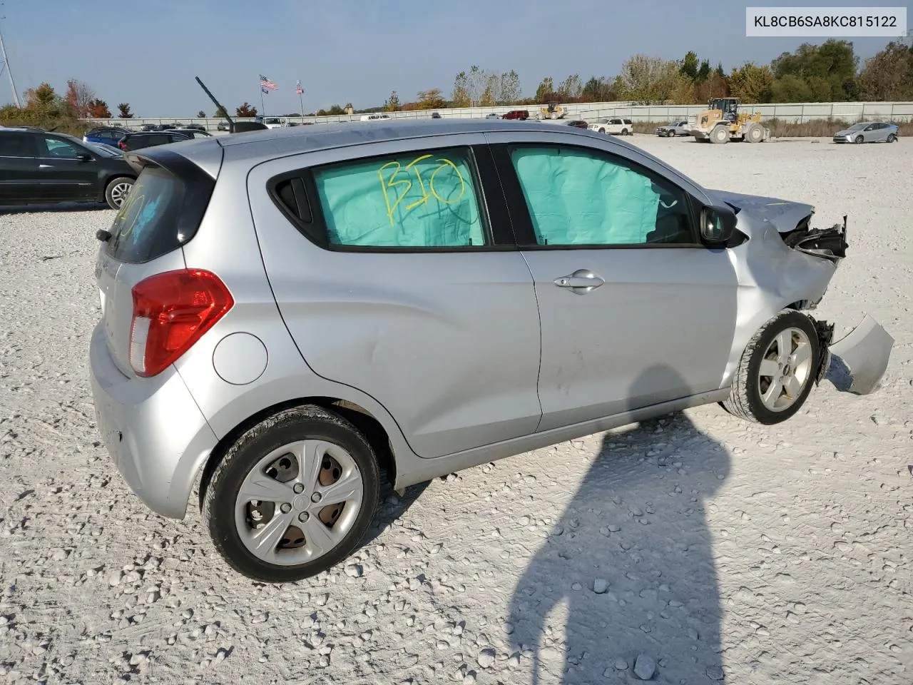 2019 Chevrolet Spark Ls VIN: KL8CB6SA8KC815122 Lot: 75405134