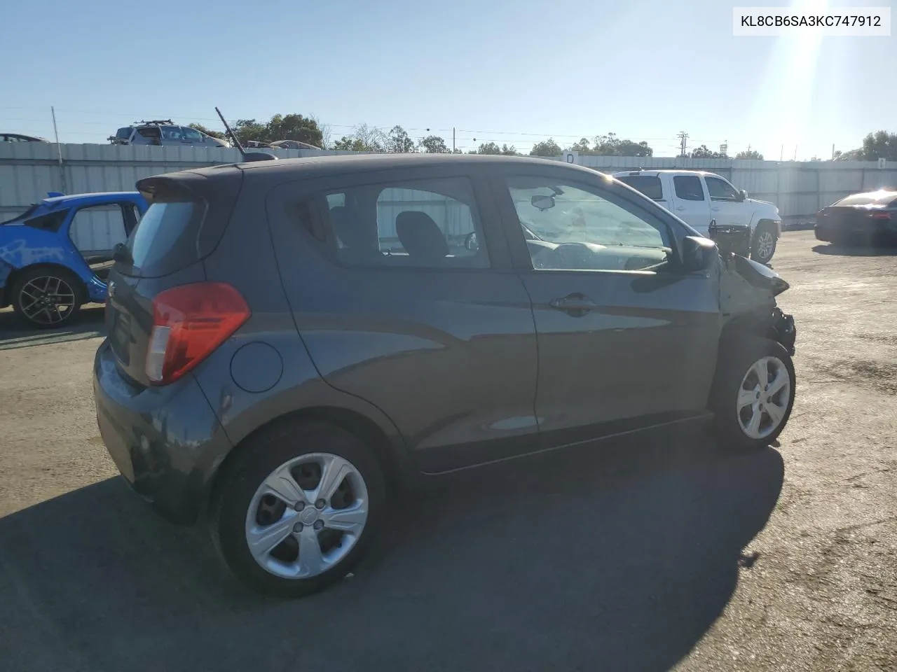 2019 Chevrolet Spark Ls VIN: KL8CB6SA3KC747912 Lot: 75432604