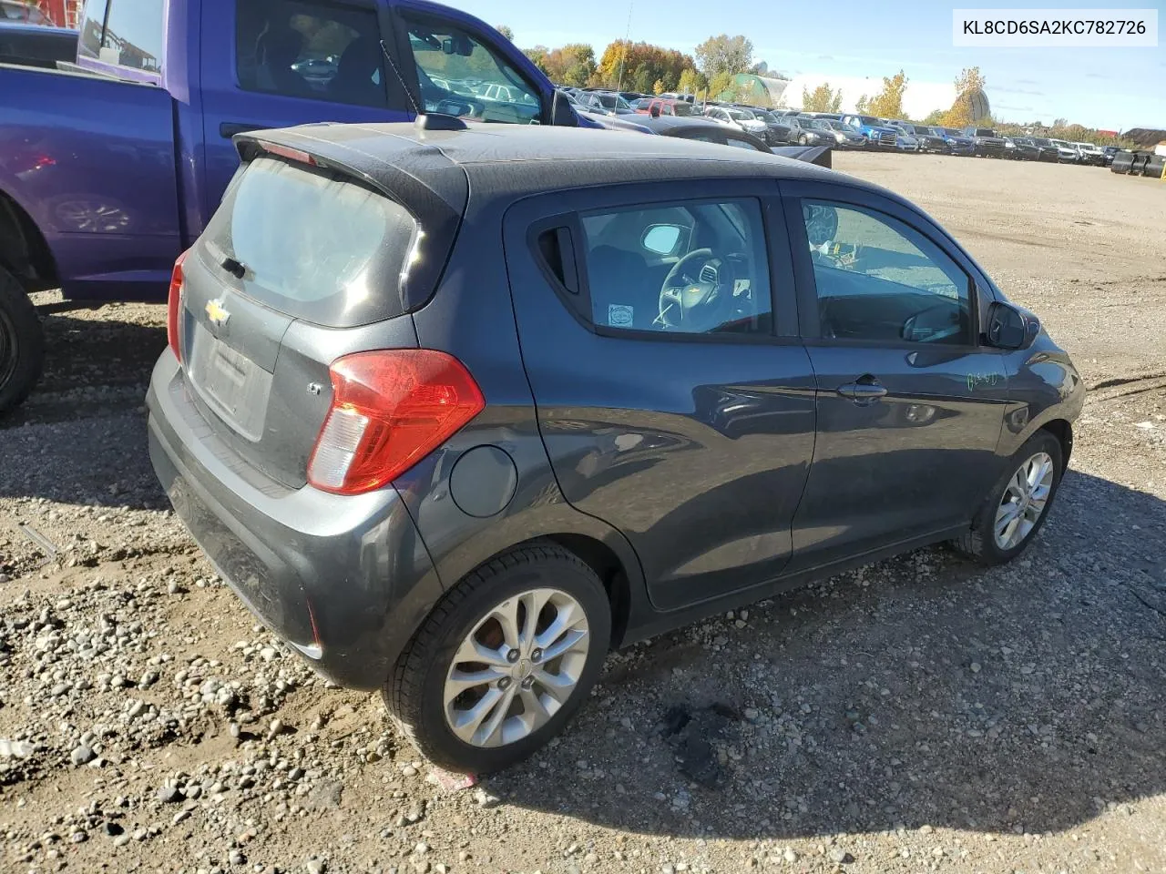 2019 Chevrolet Spark 1Lt VIN: KL8CD6SA2KC782726 Lot: 75619034