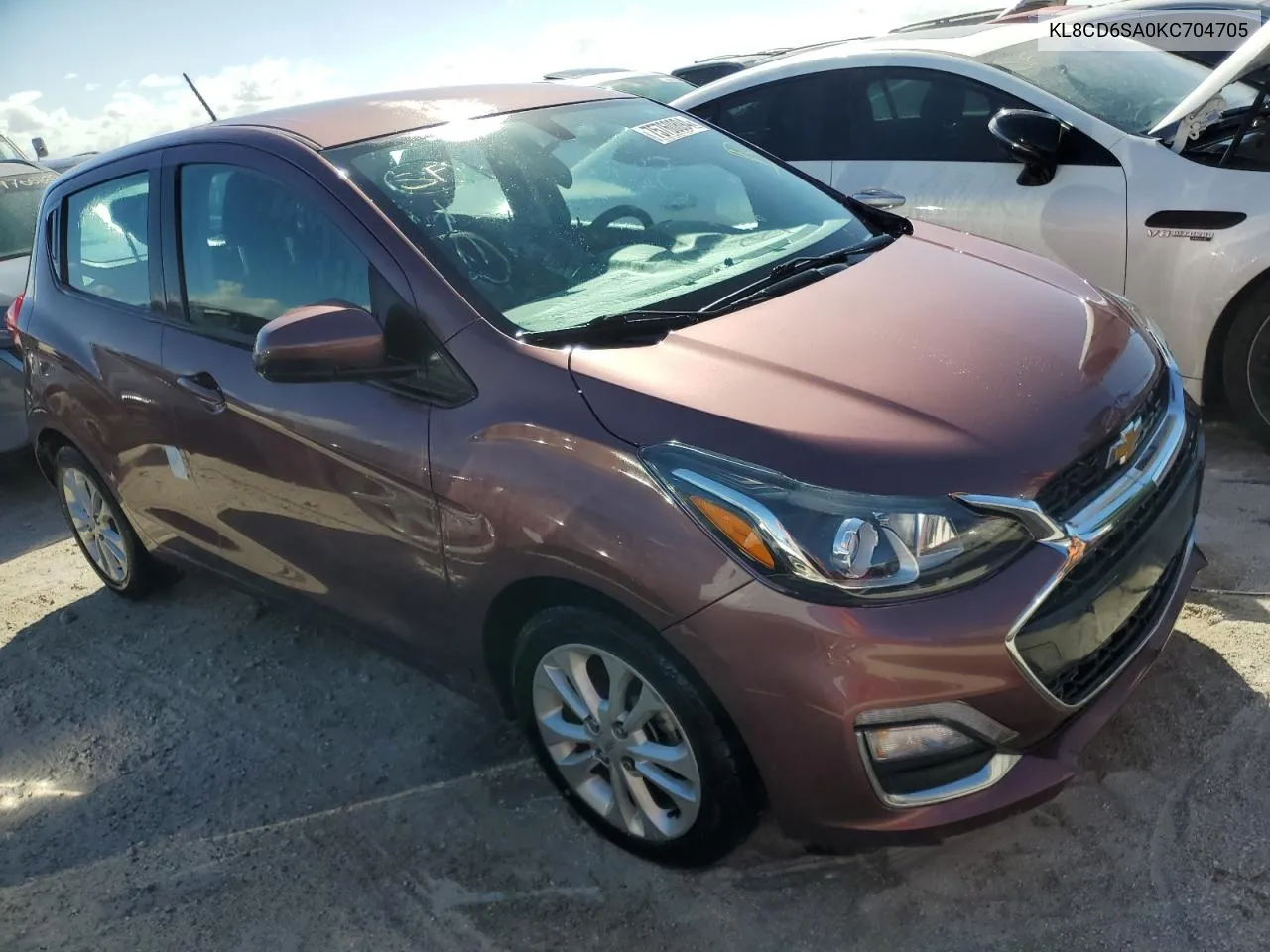 2019 Chevrolet Spark 1Lt VIN: KL8CD6SA0KC704705 Lot: 75760894