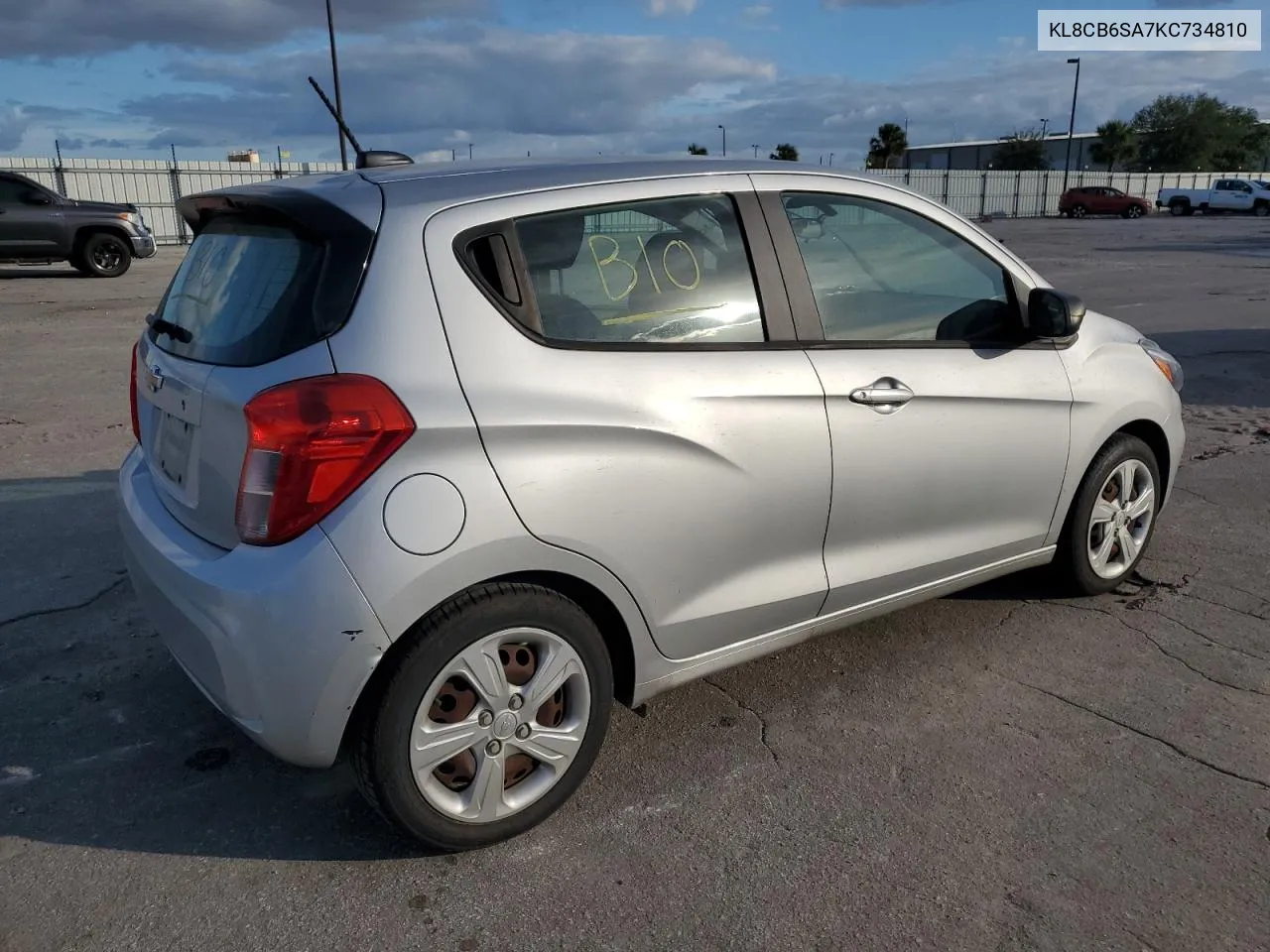 2019 Chevrolet Spark Ls VIN: KL8CB6SA7KC734810 Lot: 76190664