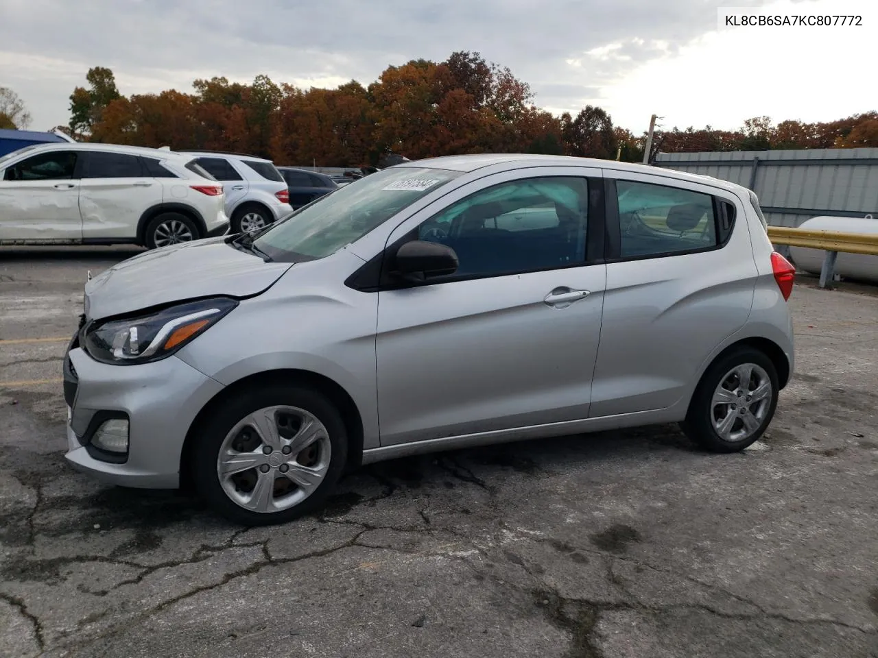 2019 Chevrolet Spark Ls VIN: KL8CB6SA7KC807772 Lot: 76197584