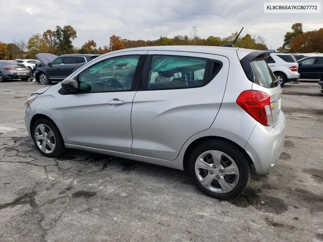 2019 Chevrolet Spark Ls VIN: KL8CB6SA7KC807772 Lot: 76197584