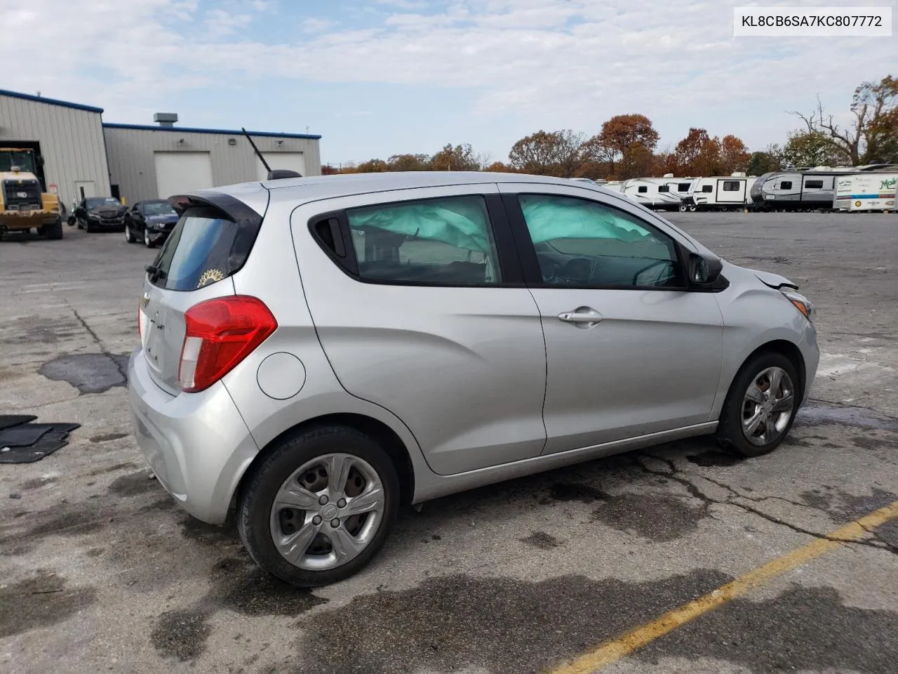 2019 Chevrolet Spark Ls VIN: KL8CB6SA7KC807772 Lot: 76197584