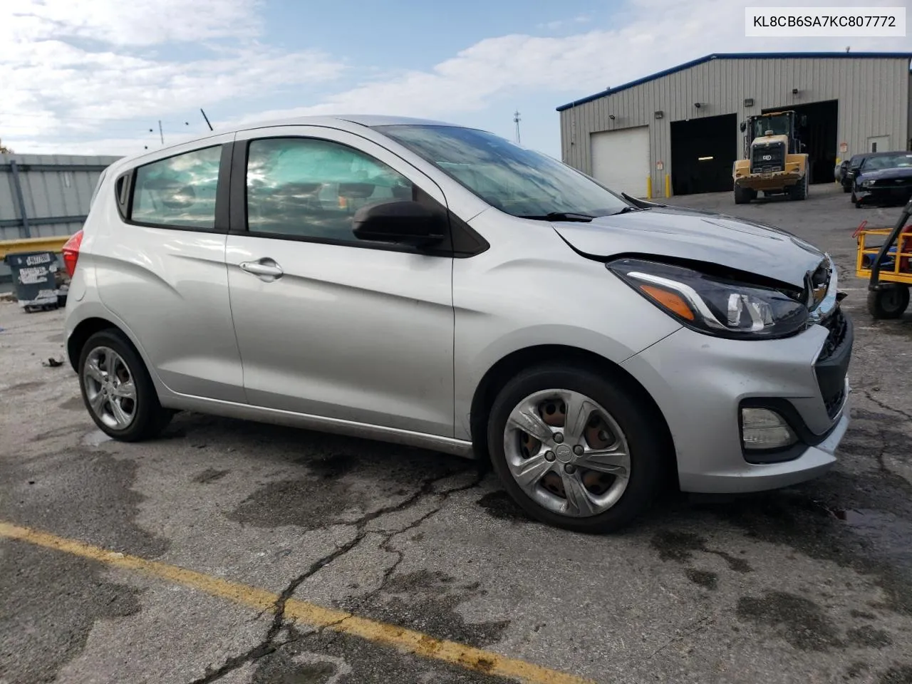 2019 Chevrolet Spark Ls VIN: KL8CB6SA7KC807772 Lot: 76197584