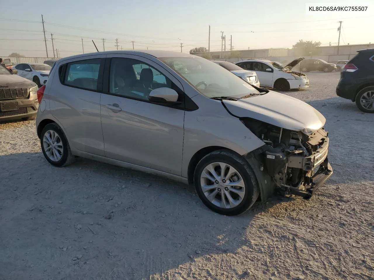 2019 Chevrolet Spark 1Lt VIN: KL8CD6SA9KC755507 Lot: 76244244