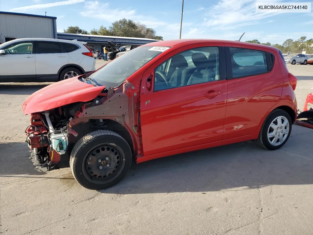 2019 Chevrolet Spark Ls VIN: KL8CB6SA5KC744140 Lot: 76309224