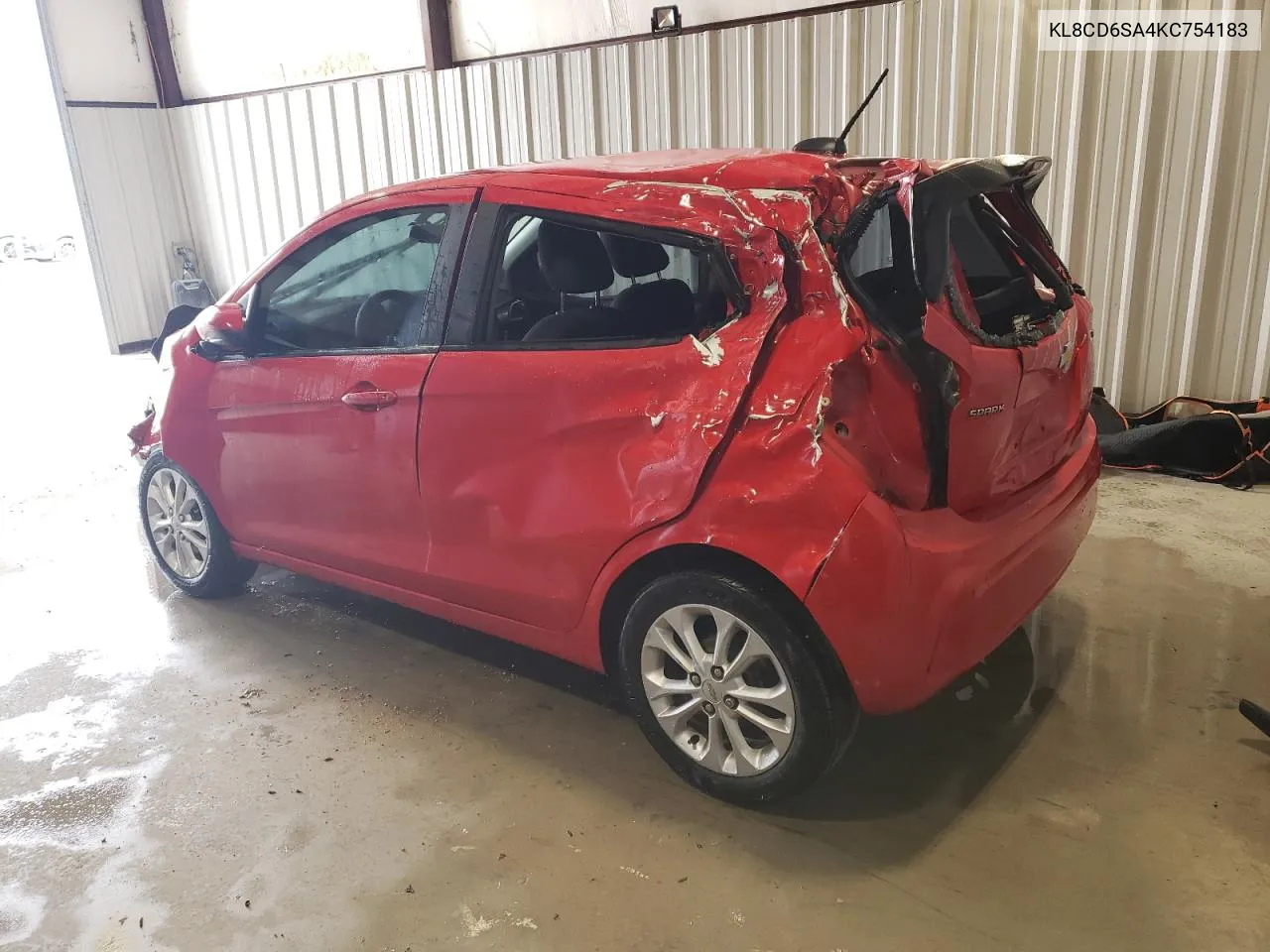 2019 Chevrolet Spark 1Lt VIN: KL8CD6SA4KC754183 Lot: 76591324