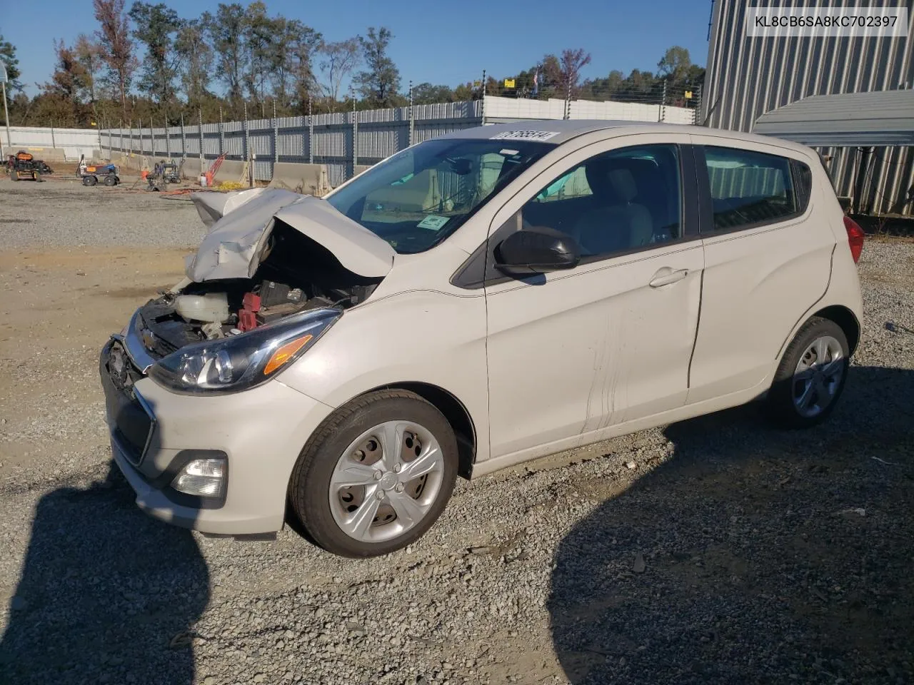 2019 Chevrolet Spark Ls VIN: KL8CB6SA8KC702397 Lot: 76765514