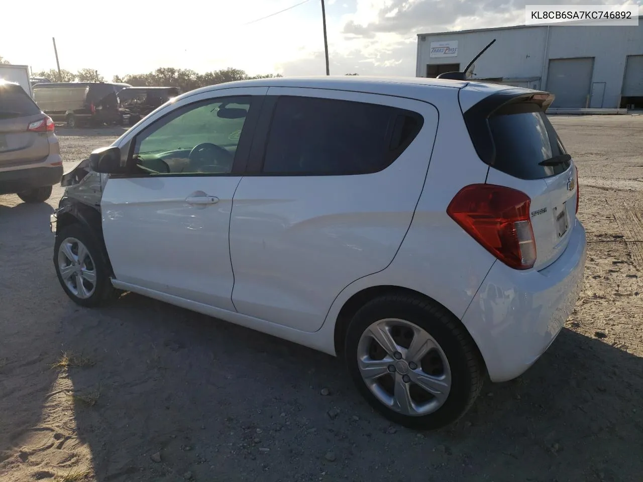 2019 Chevrolet Spark Ls VIN: KL8CB6SA7KC746892 Lot: 77008134