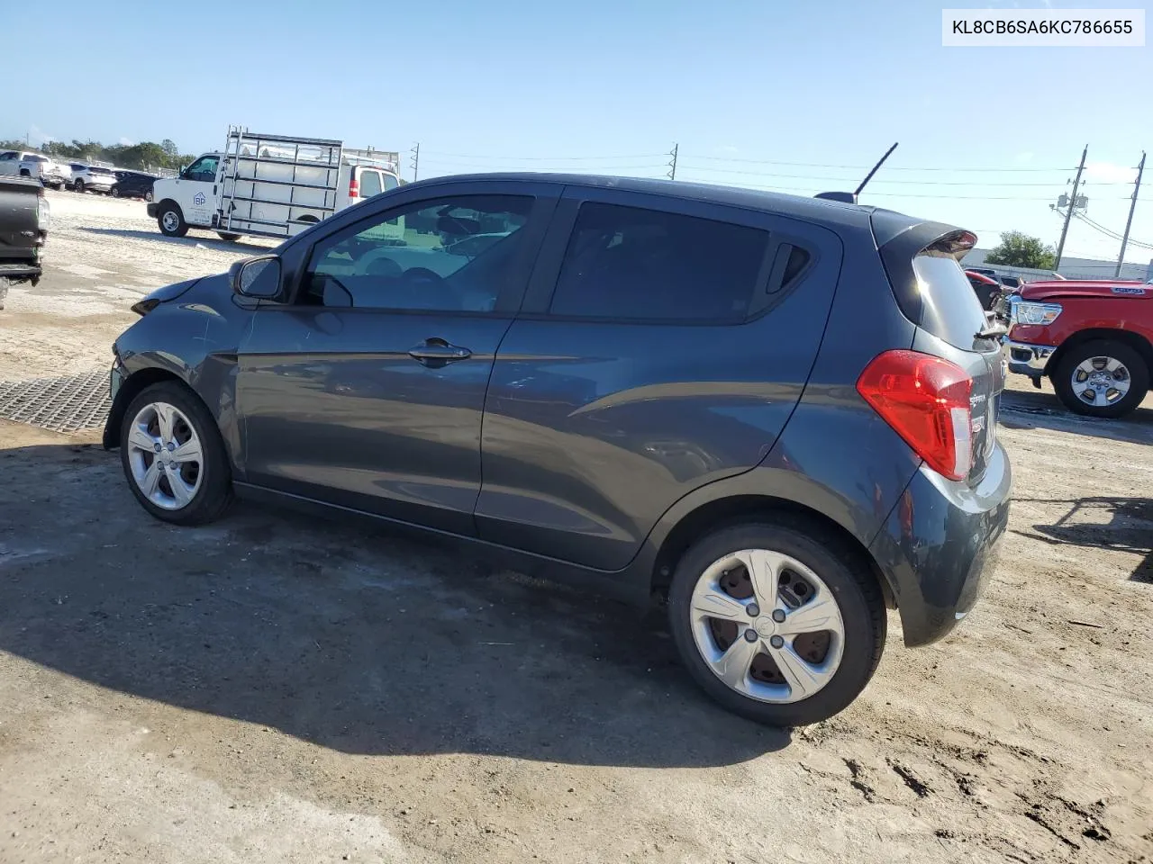 2019 Chevrolet Spark Ls VIN: KL8CB6SA6KC786655 Lot: 77642584