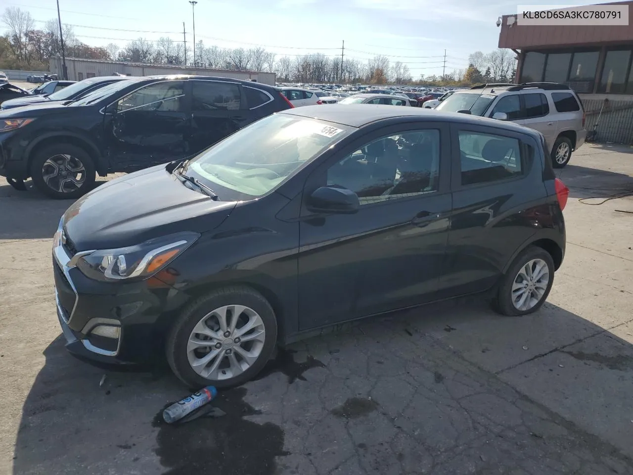 2019 Chevrolet Spark 1Lt VIN: KL8CD6SA3KC780791 Lot: 78454654