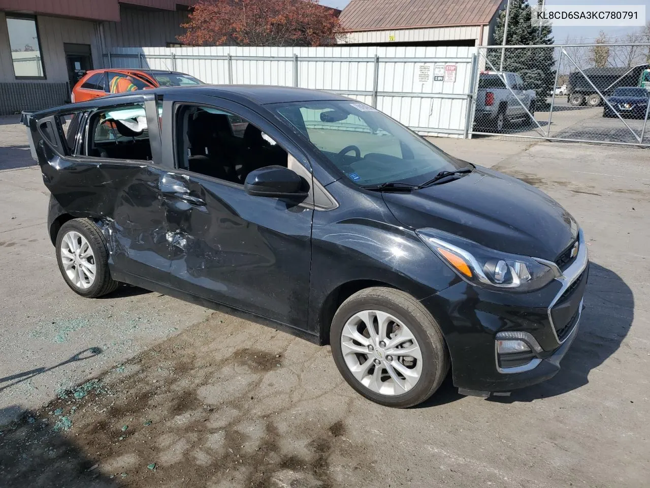 2019 Chevrolet Spark 1Lt VIN: KL8CD6SA3KC780791 Lot: 78454654