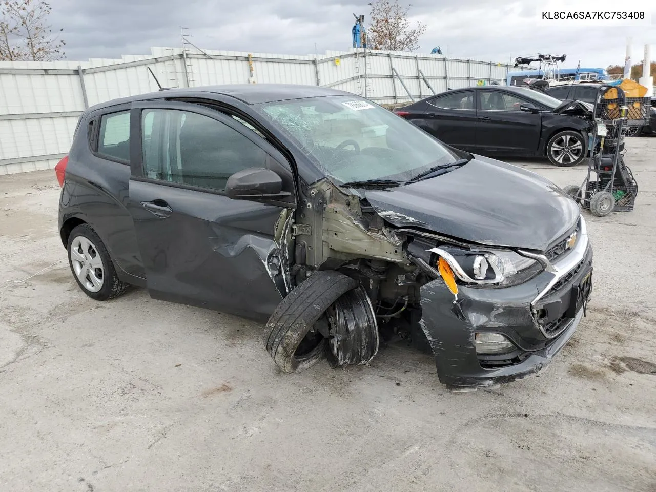 2019 Chevrolet Spark Ls VIN: KL8CA6SA7KC753408 Lot: 78666874