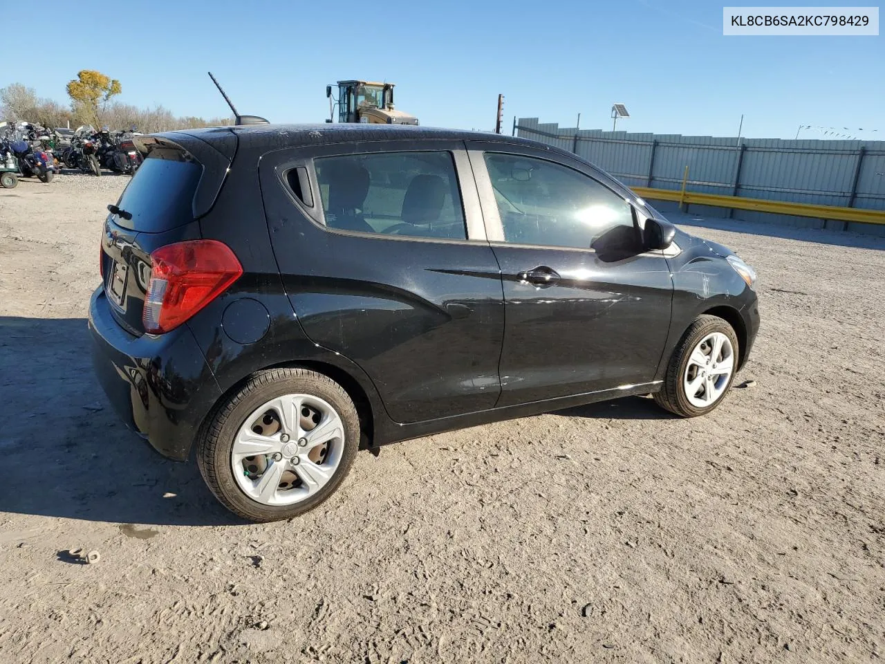 2019 Chevrolet Spark Ls VIN: KL8CB6SA2KC798429 Lot: 80216914