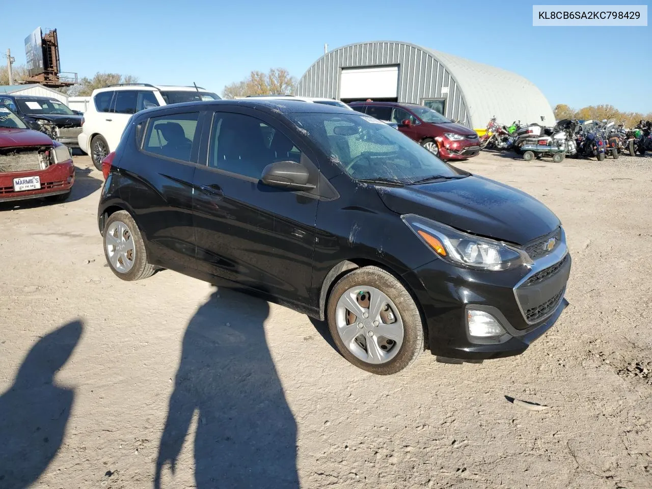 2019 Chevrolet Spark Ls VIN: KL8CB6SA2KC798429 Lot: 80216914