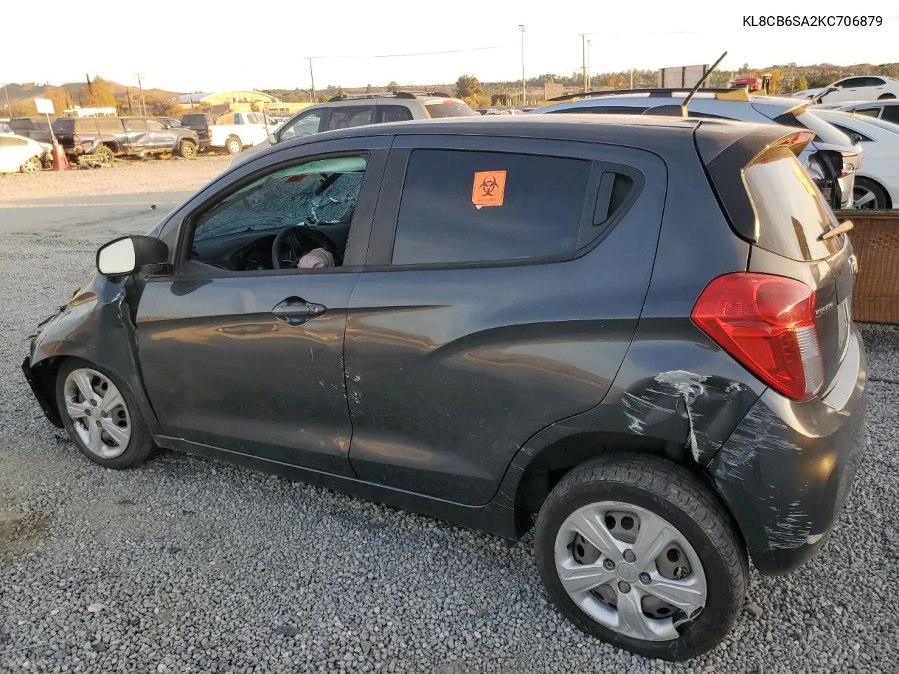 2019 Chevrolet Spark Ls VIN: KL8CB6SA2KC706879 Lot: 81602034