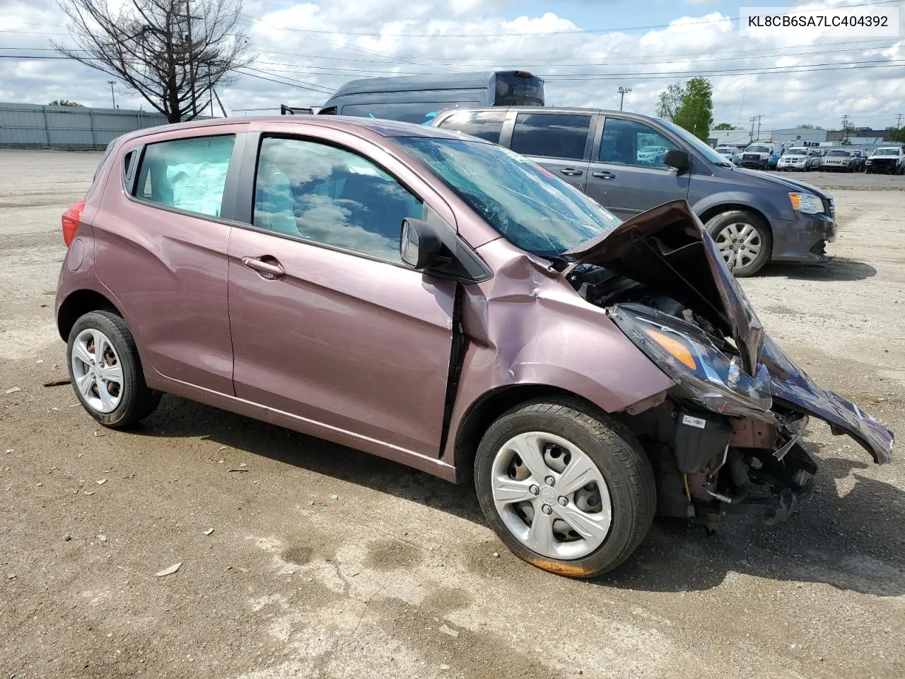 2020 Chevrolet Spark Ls VIN: KL8CB6SA7LC404392 Lot: 50456783