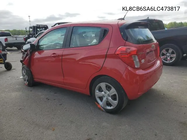 2020 Chevrolet Spark Ls VIN: KL8CB6SA6LC473817 Lot: 56896704