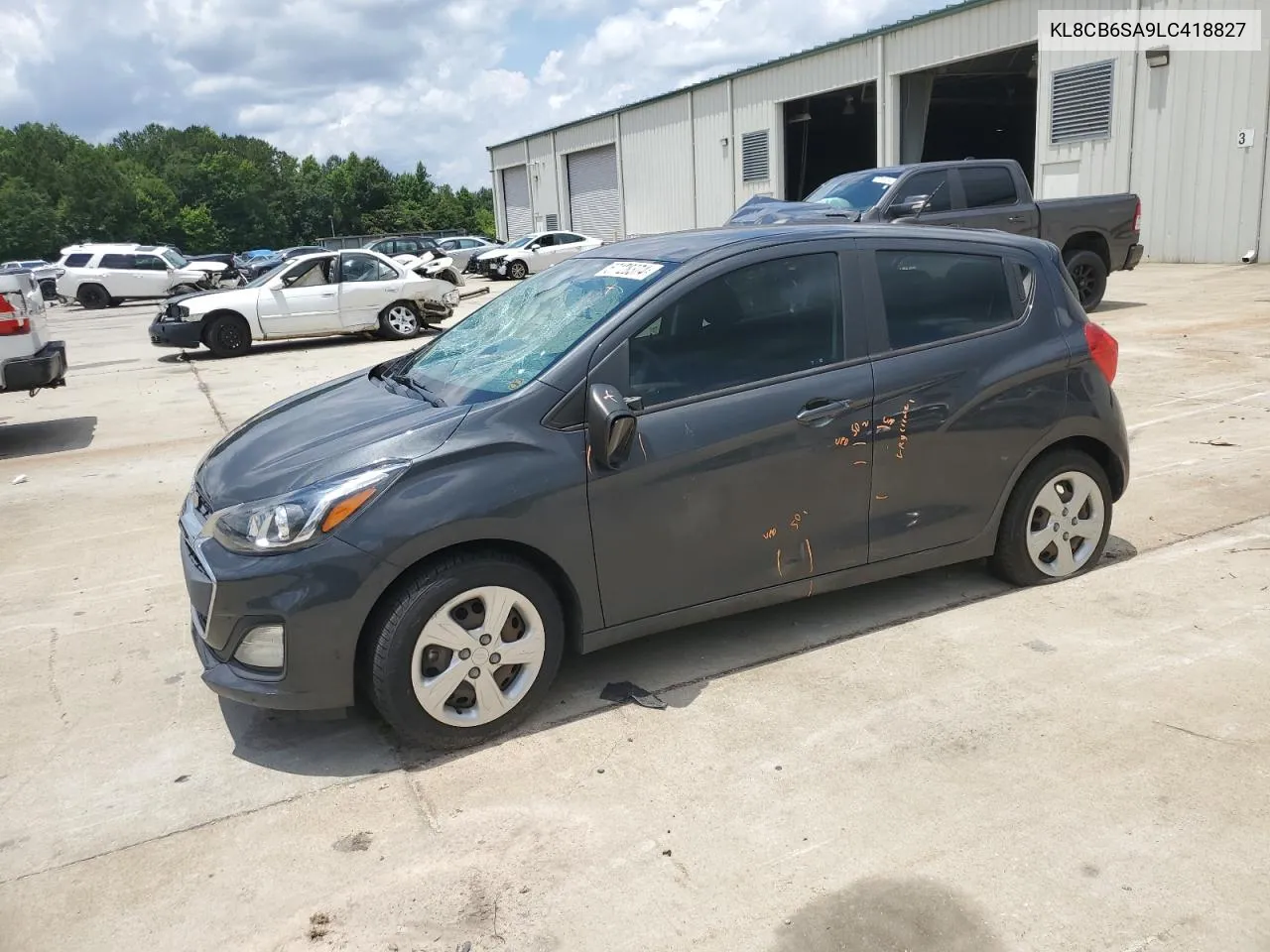 2020 Chevrolet Spark Ls VIN: KL8CB6SA9LC418827 Lot: 57128374