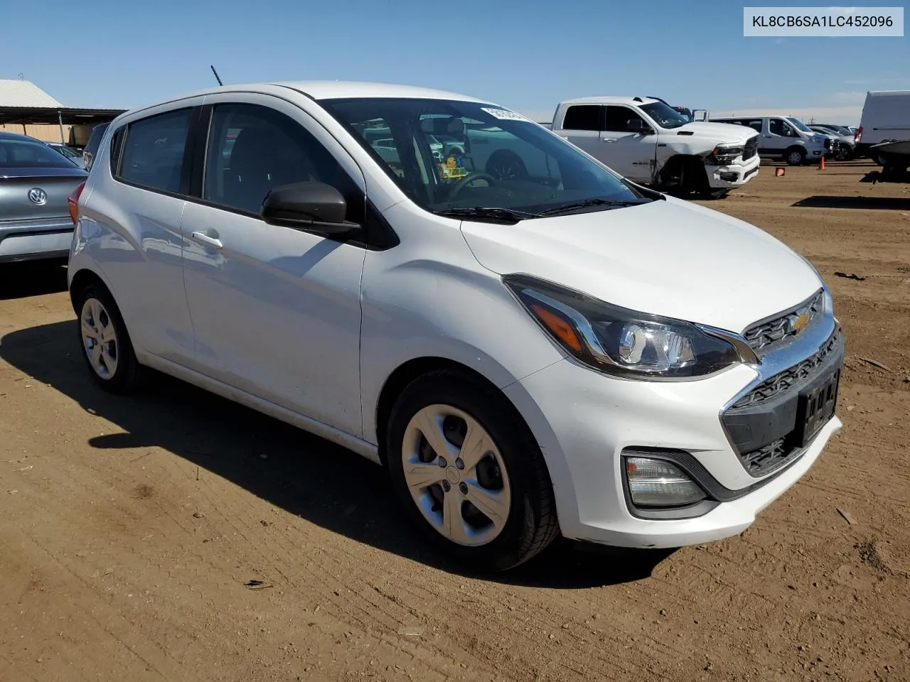 2020 Chevrolet Spark Ls VIN: KL8CB6SA1LC452096 Lot: 58162424