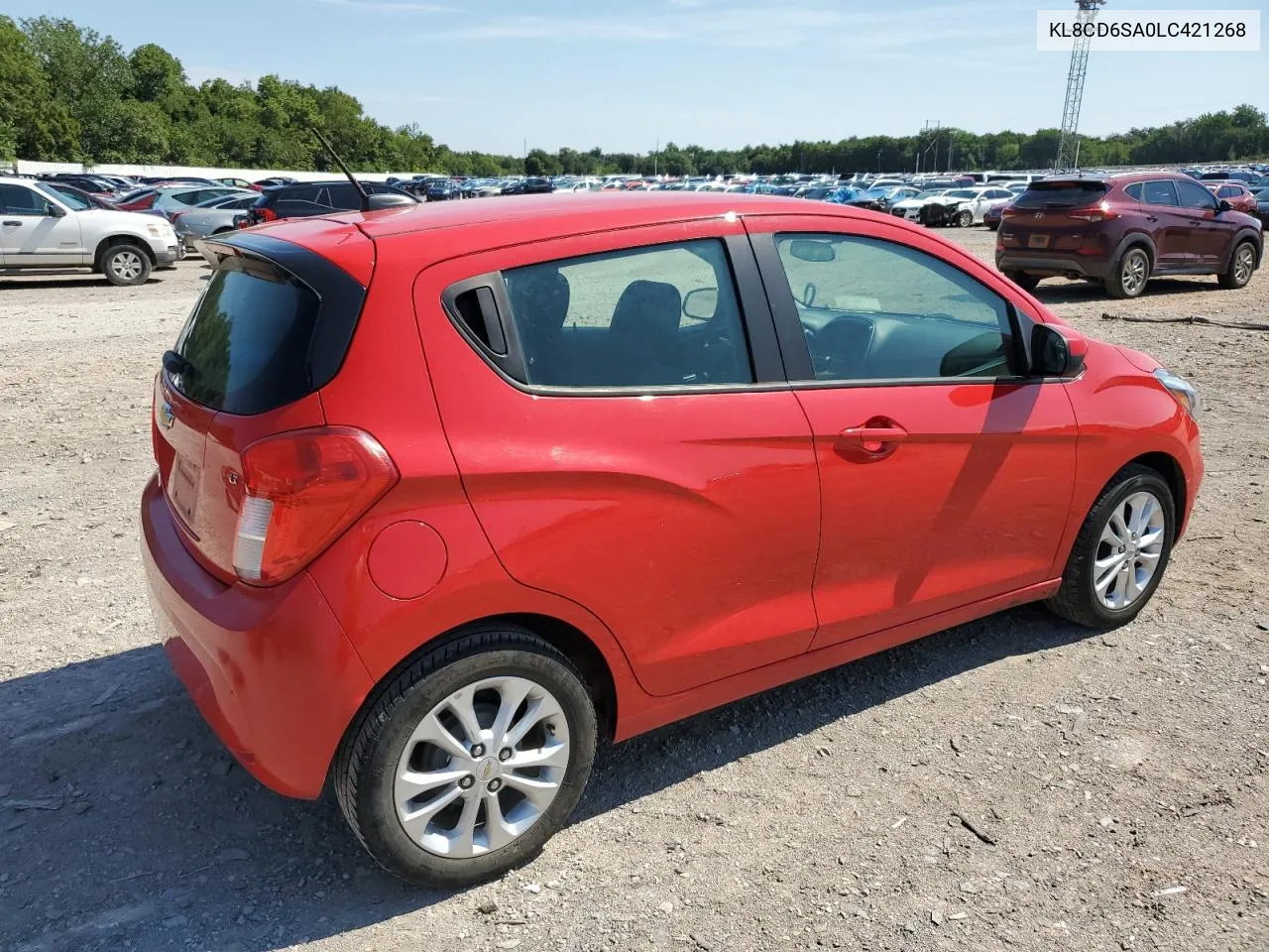 2020 Chevrolet Spark 1Lt VIN: KL8CD6SA0LC421268 Lot: 62735694