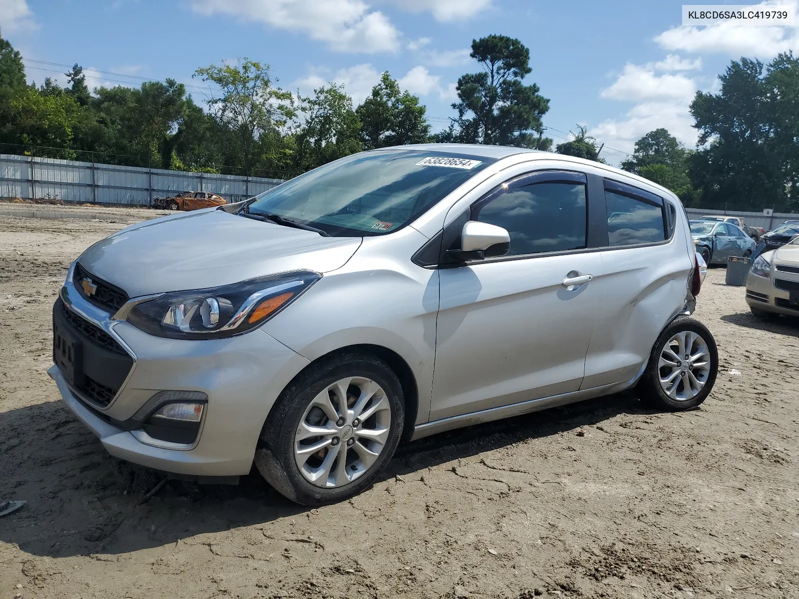 2020 Chevrolet Spark 1Lt VIN: KL8CD6SA3LC419739 Lot: 63828654