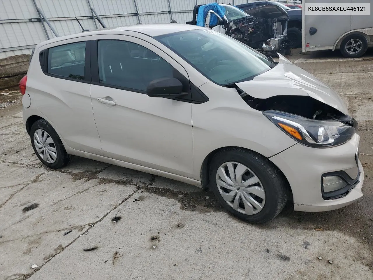 2020 Chevrolet Spark Ls VIN: KL8CB6SAXLC446121 Lot: 65394454