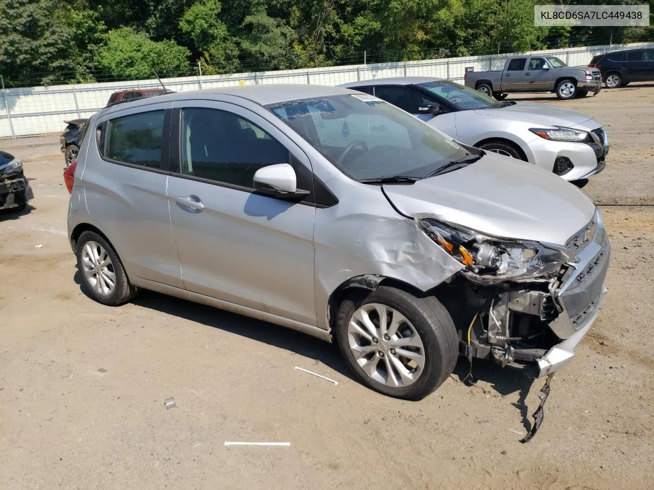 2020 Chevrolet Spark 1Lt VIN: KL8CD6SA7LC449438 Lot: 66692514