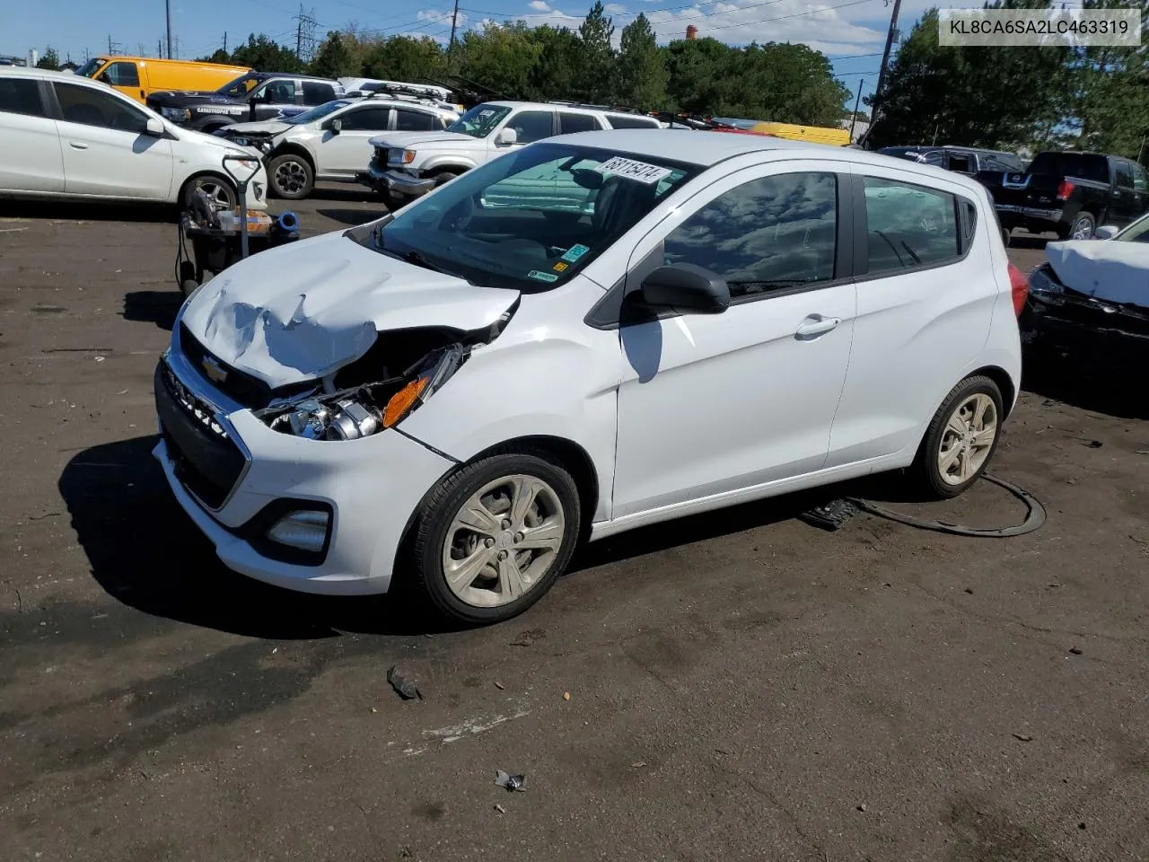 2020 Chevrolet Spark Ls VIN: KL8CA6SA2LC463319 Lot: 68115474