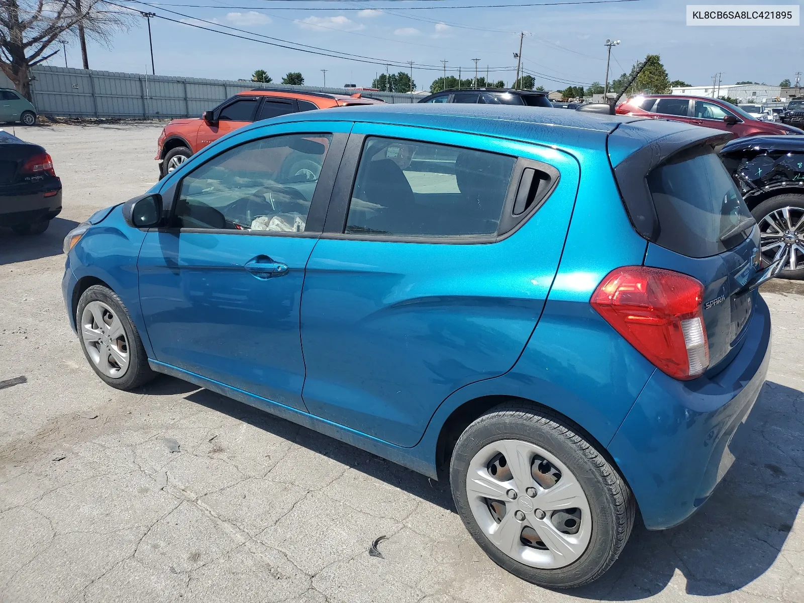 2020 Chevrolet Spark Ls VIN: KL8CB6SA8LC421895 Lot: 68673884