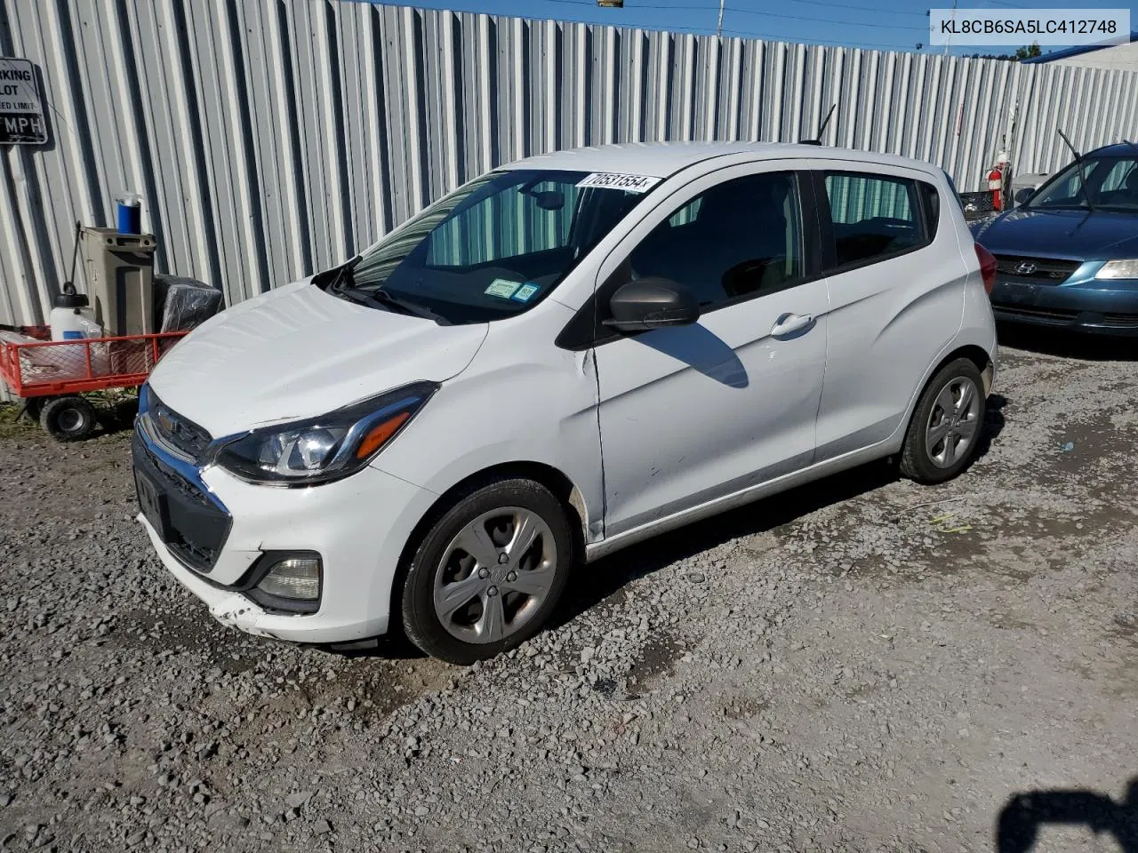 2020 Chevrolet Spark Ls VIN: KL8CB6SA5LC412748 Lot: 70531554