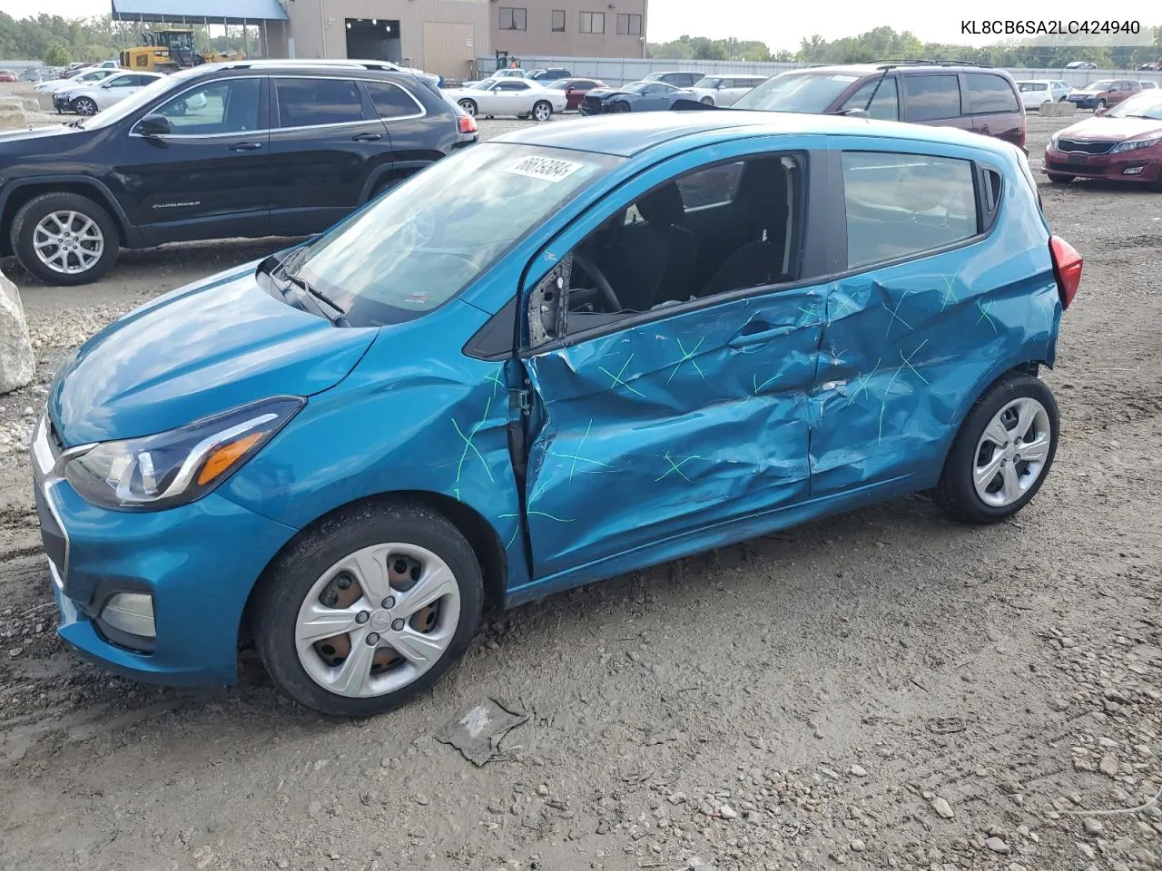 2020 Chevrolet Spark Ls VIN: KL8CB6SA2LC424940 Lot: 72180244