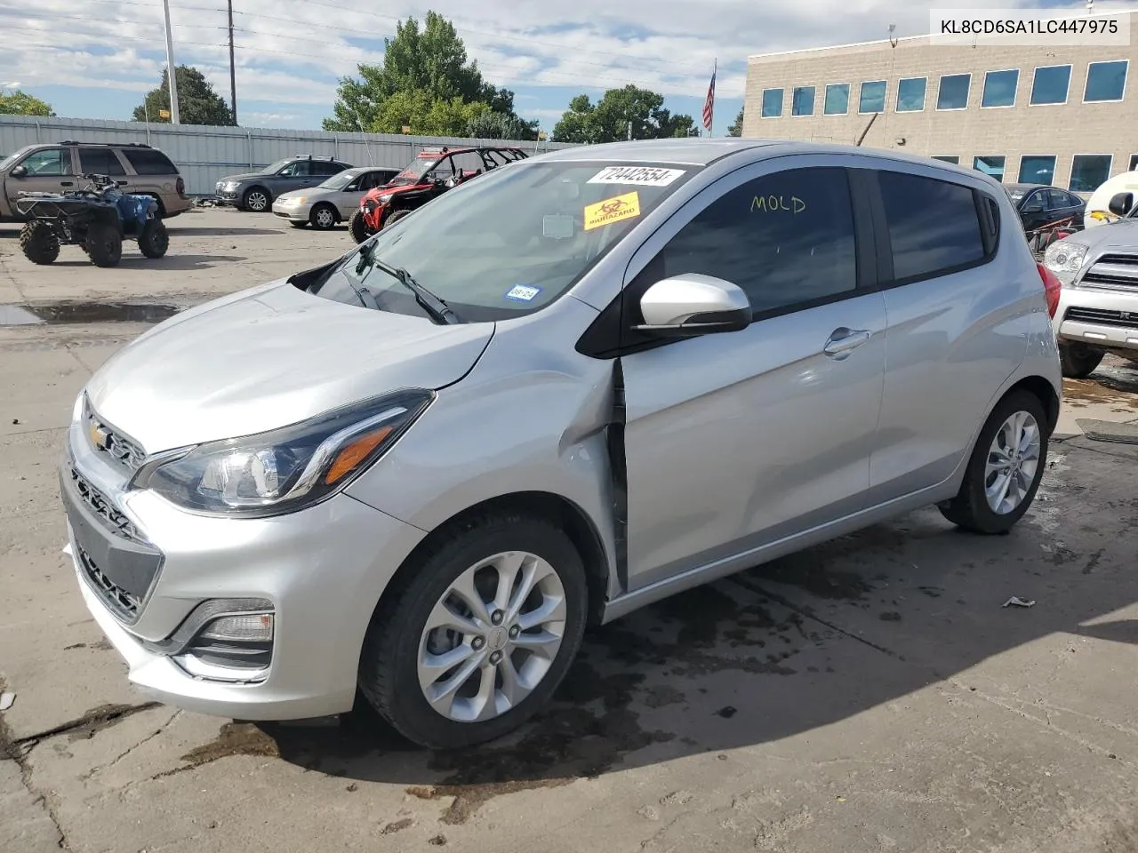 2020 Chevrolet Spark 1Lt VIN: KL8CD6SA1LC447975 Lot: 72442554