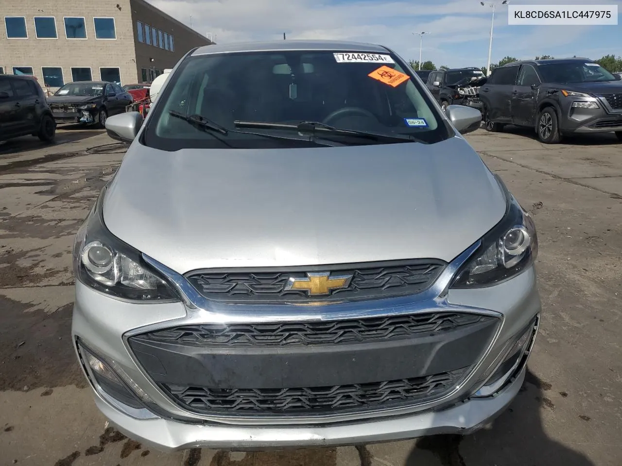 2020 Chevrolet Spark 1Lt VIN: KL8CD6SA1LC447975 Lot: 72442554