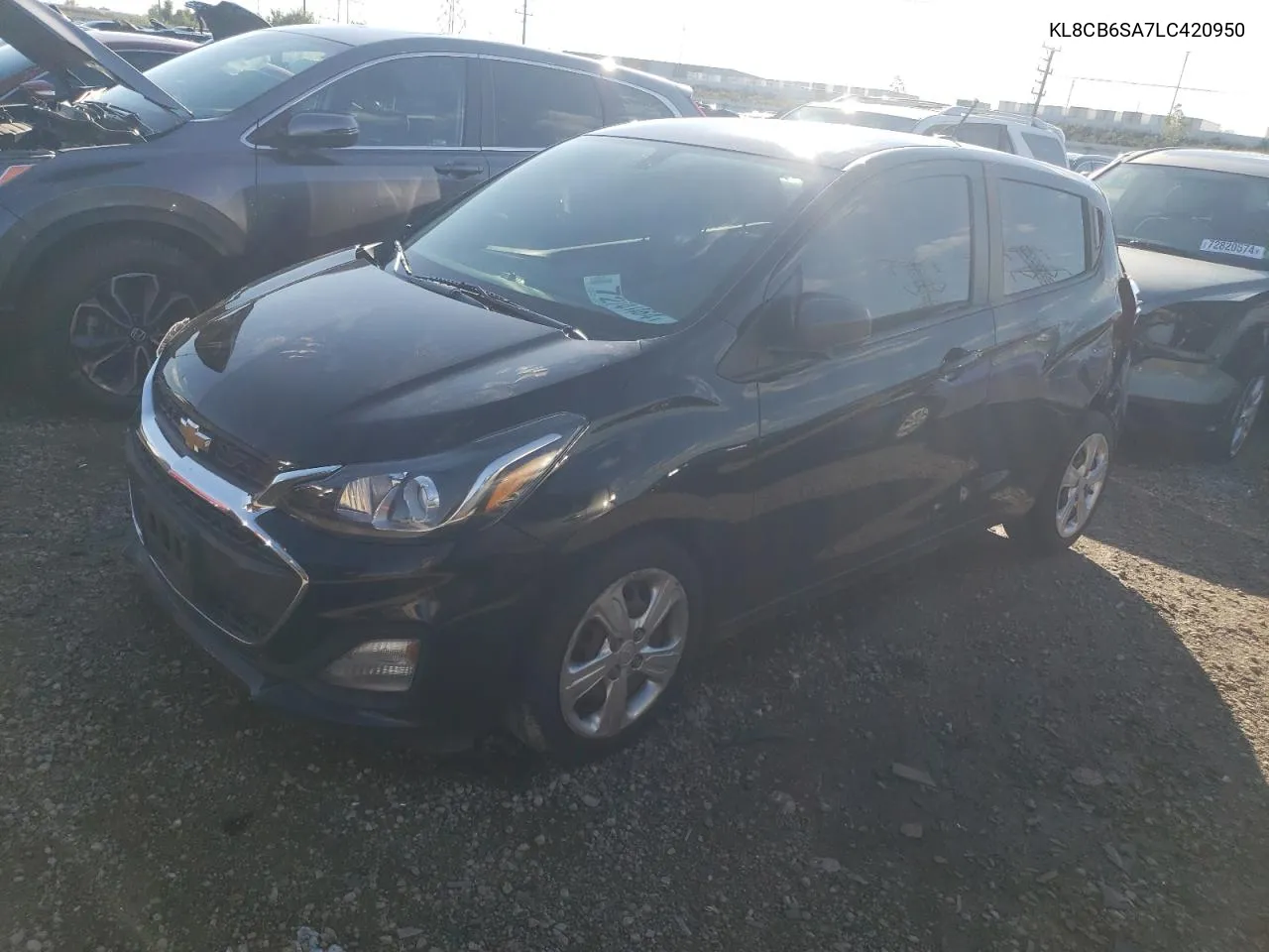 2020 Chevrolet Spark Ls VIN: KL8CB6SA7LC420950 Lot: 72741464