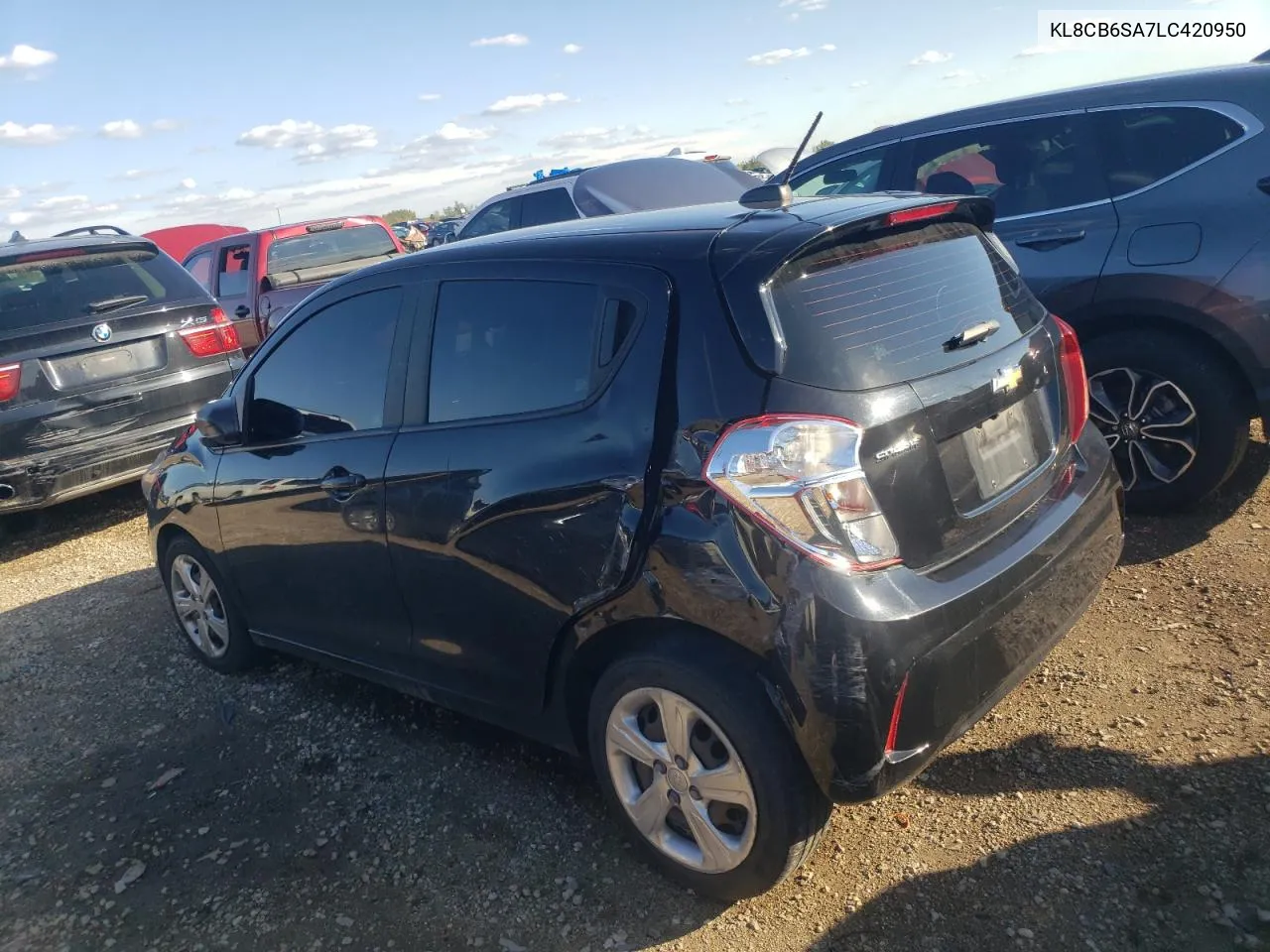 2020 Chevrolet Spark Ls VIN: KL8CB6SA7LC420950 Lot: 72741464