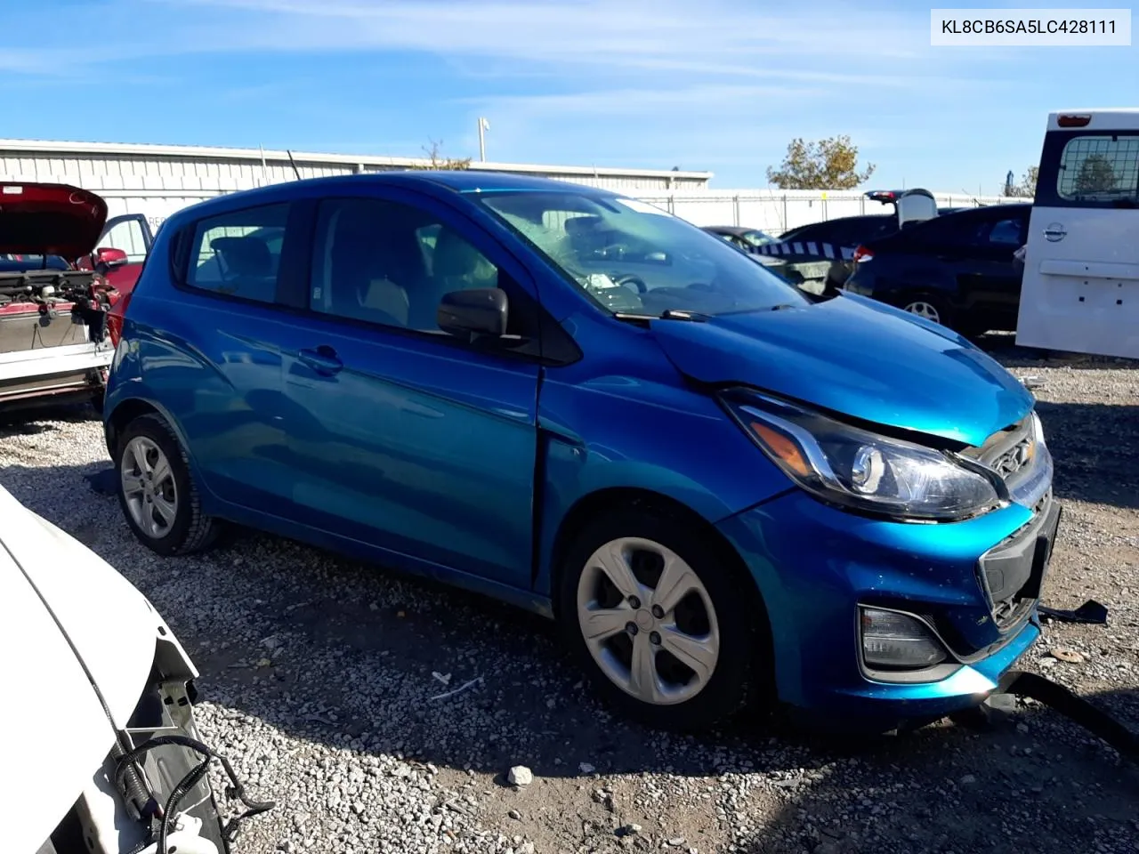 2020 Chevrolet Spark Ls VIN: KL8CB6SA5LC428111 Lot: 74121074