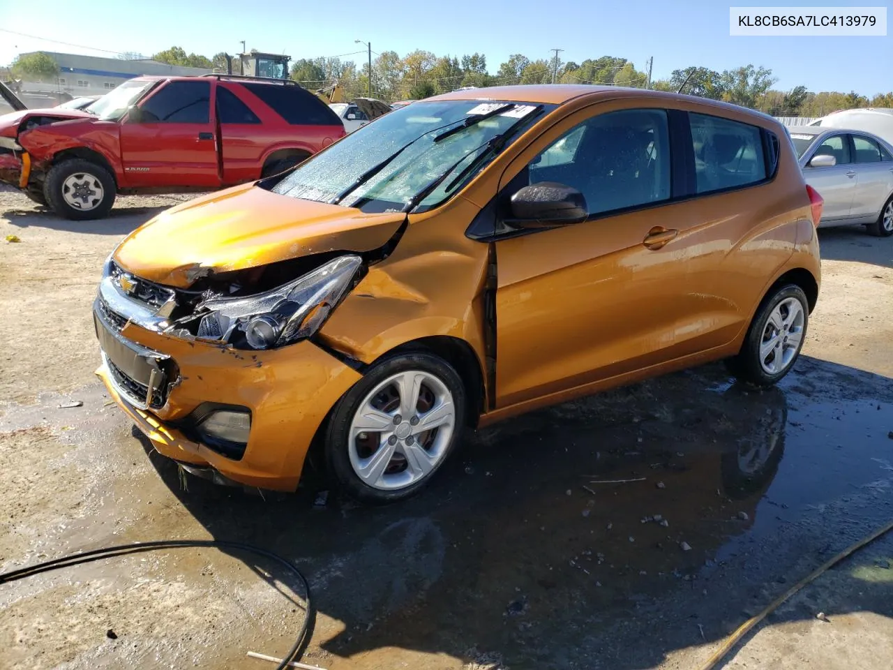 2020 Chevrolet Spark Ls VIN: KL8CB6SA7LC413979 Lot: 75009874